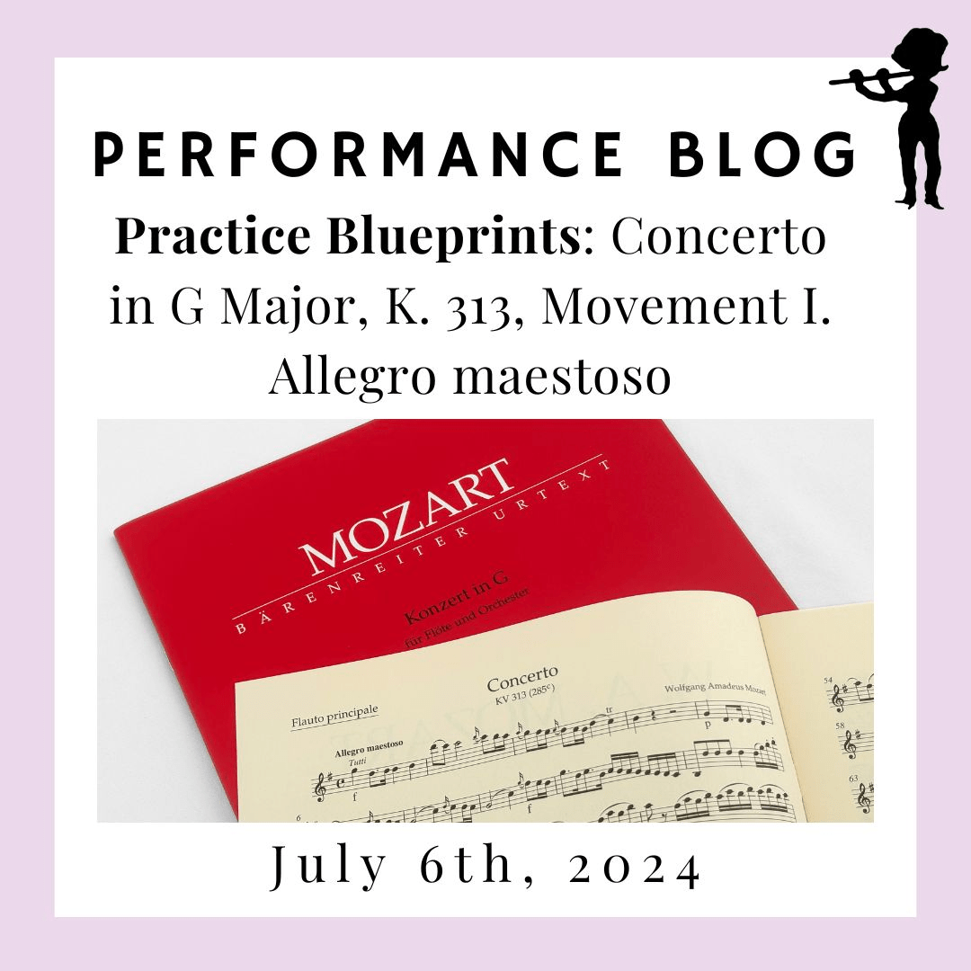 Practice Blueprints: Concerto in G Major, K. 313, Movement I. Allegro maestoso