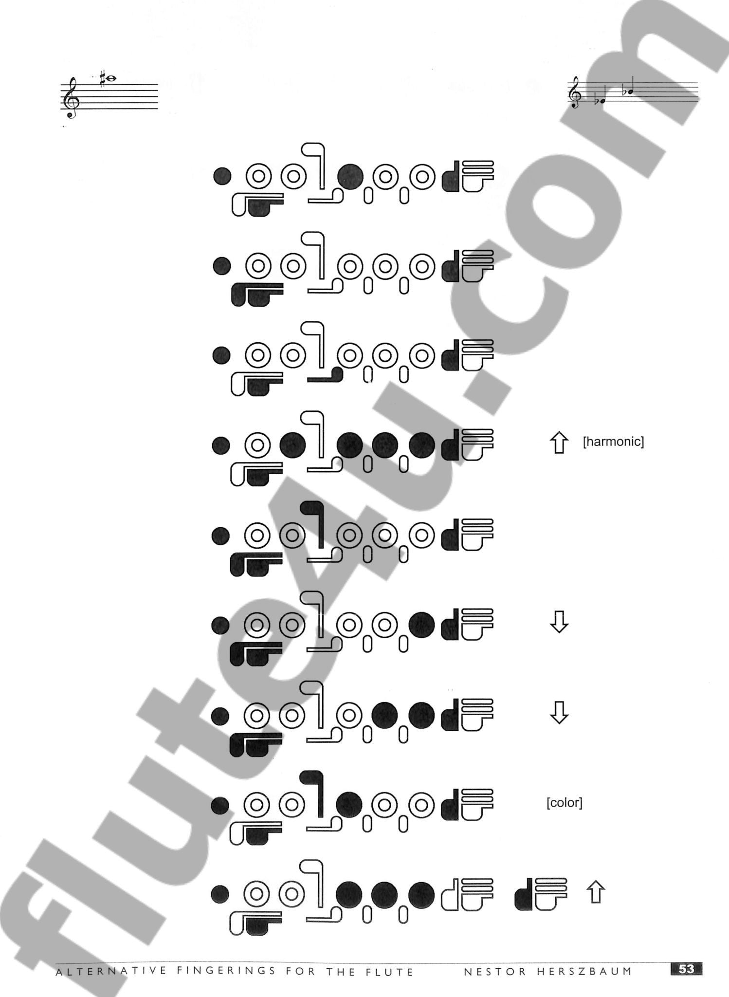 Alternative Fingerings for the Flute Second Edition
