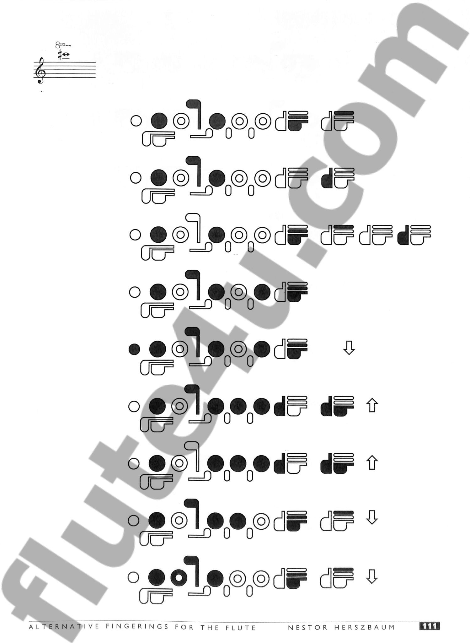 Alternative Fingerings for the Flute Second Edition