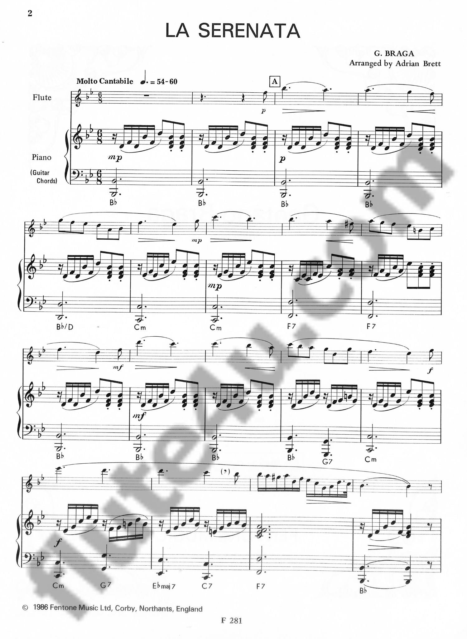 Braga, G :: La Serenata