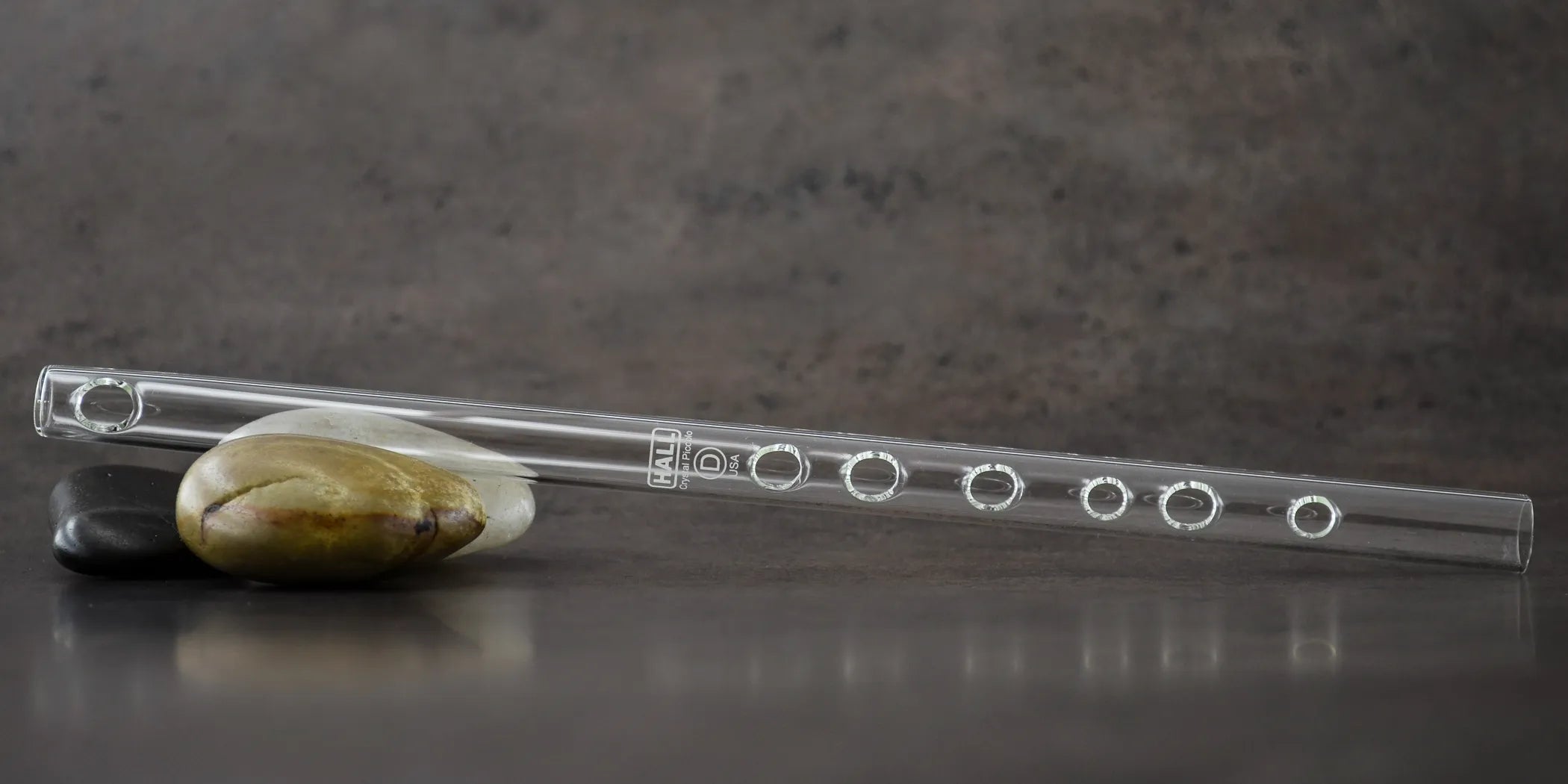 Clear Hall Crystal Flute