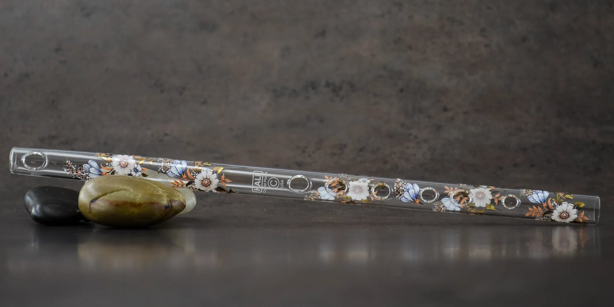 Carolina Hall Crystal Flute