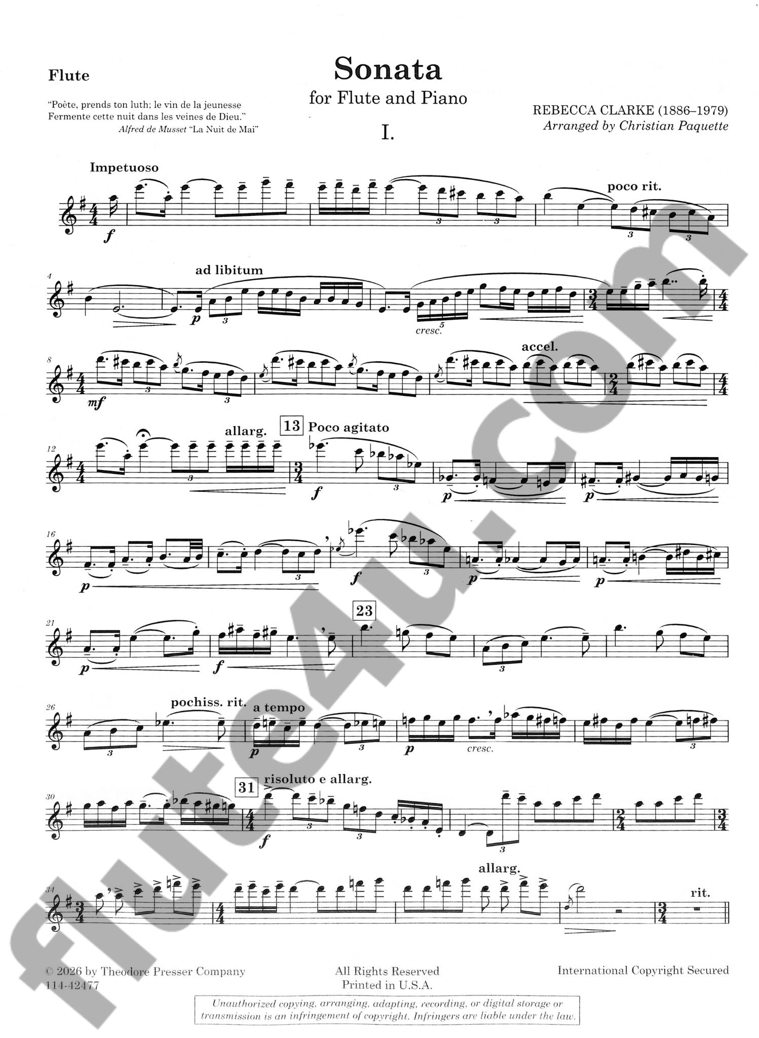 Clarke, R :: Sonata