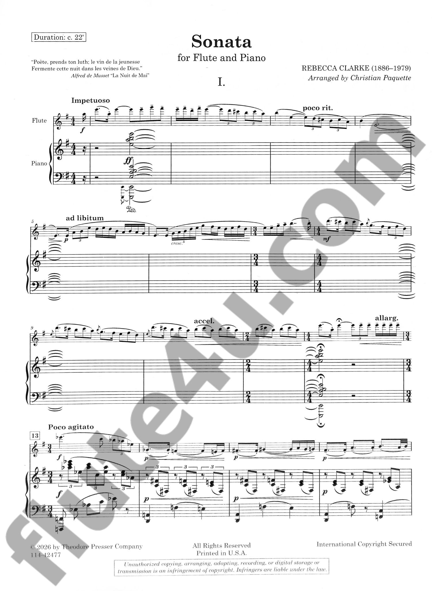 Clarke, R :: Sonata