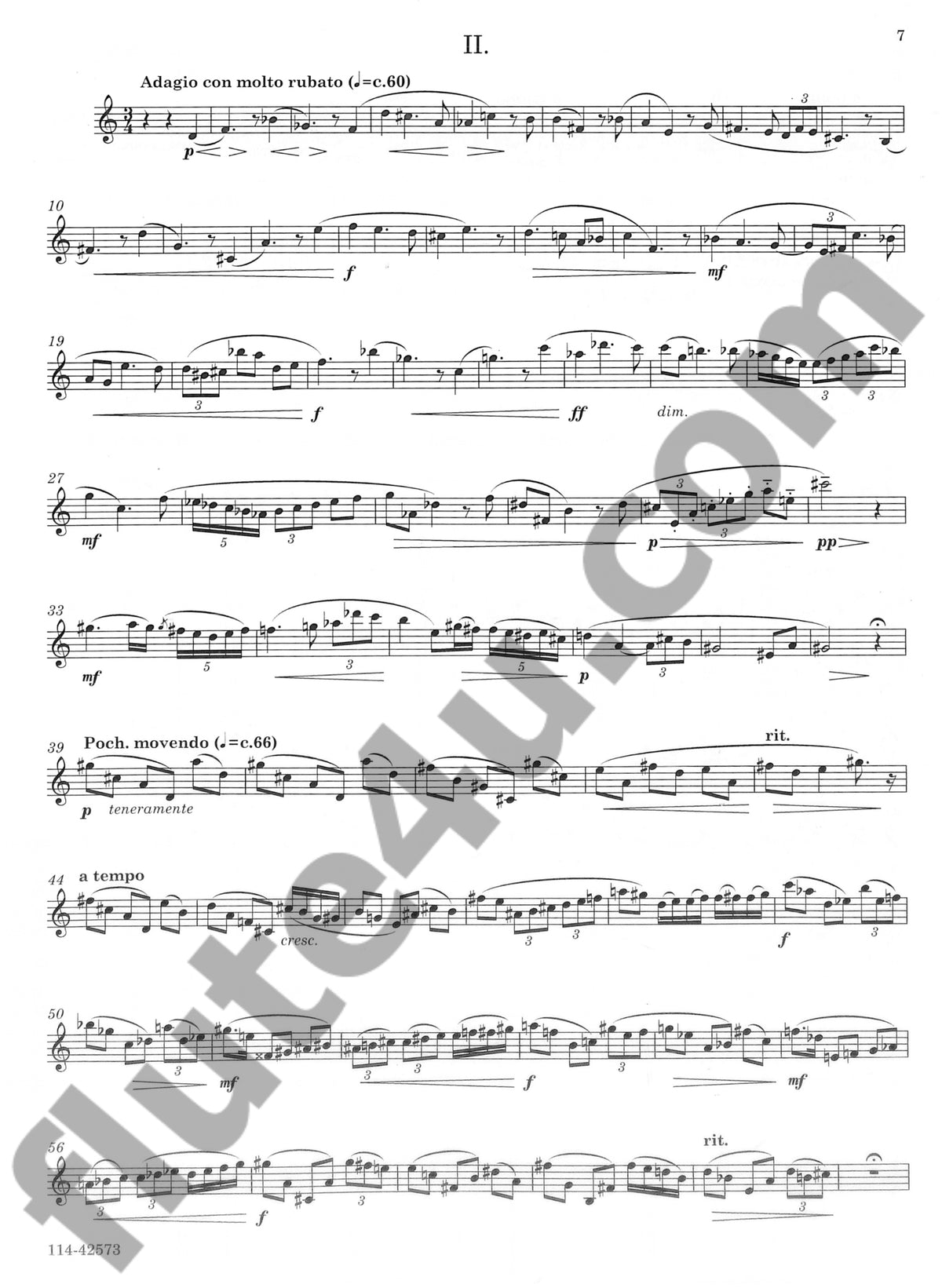 Liebermann, L :: Sonata for Solo Flute op. 151