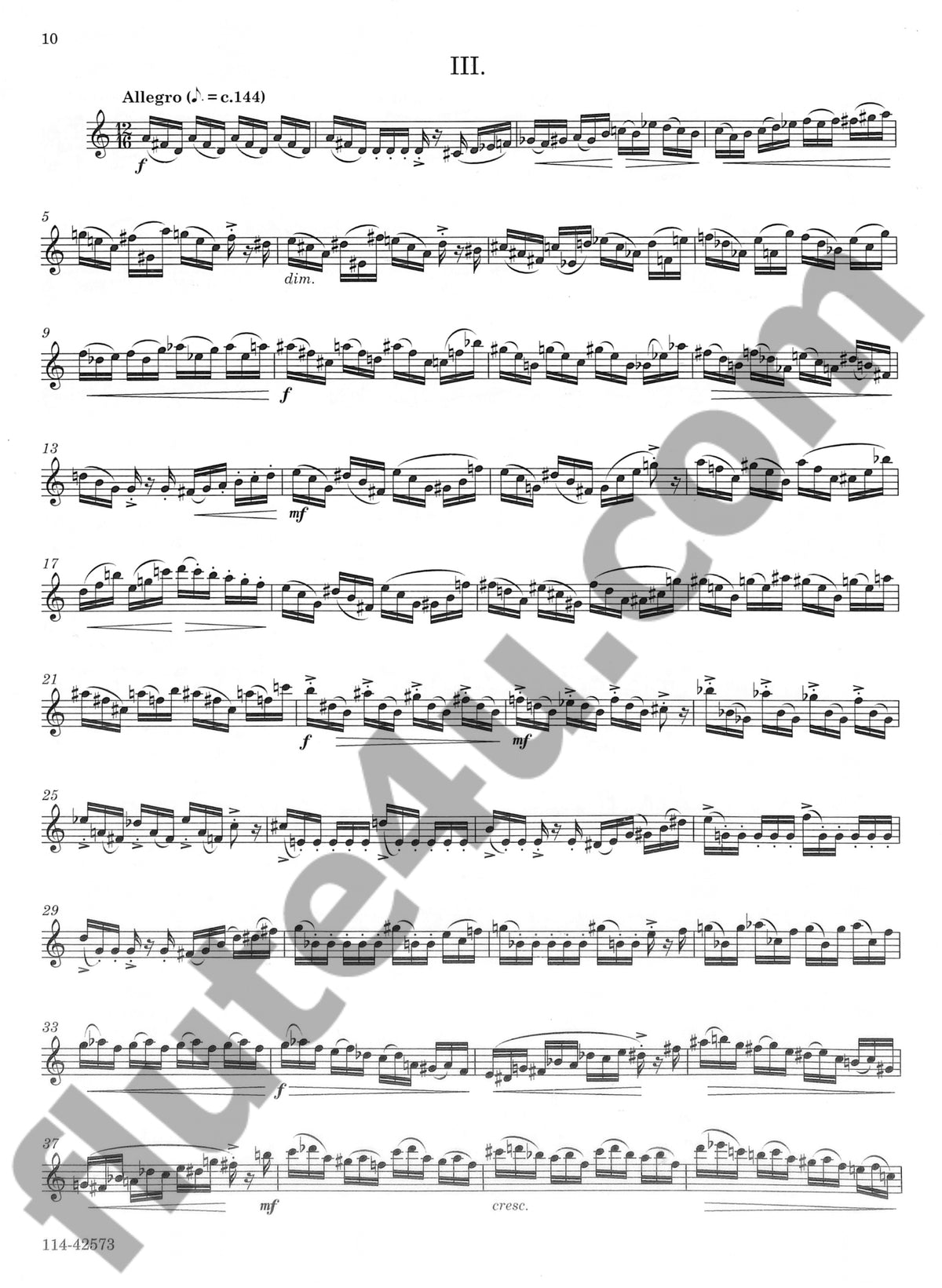 Liebermann, L :: Sonata for Solo Flute op. 151