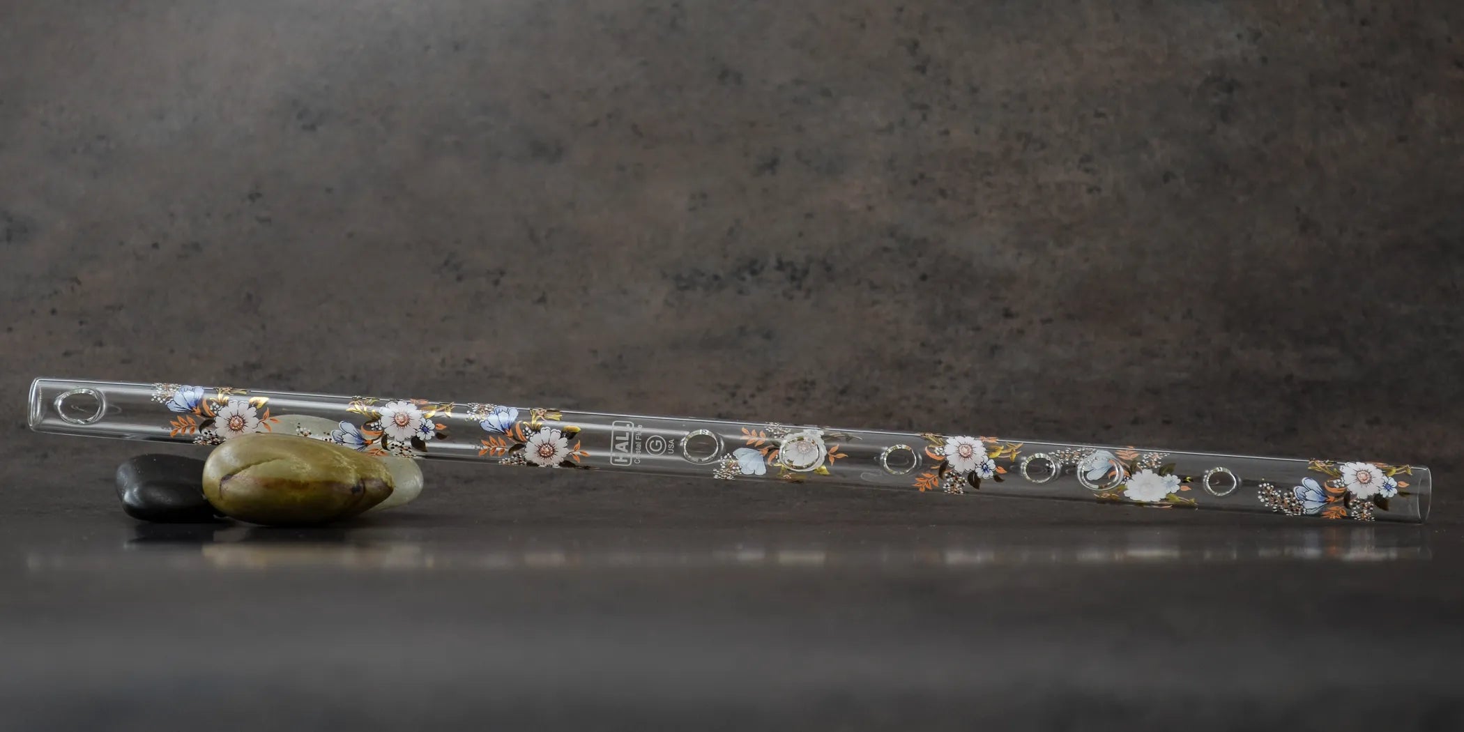 Carolina Hall Crystal Flute
