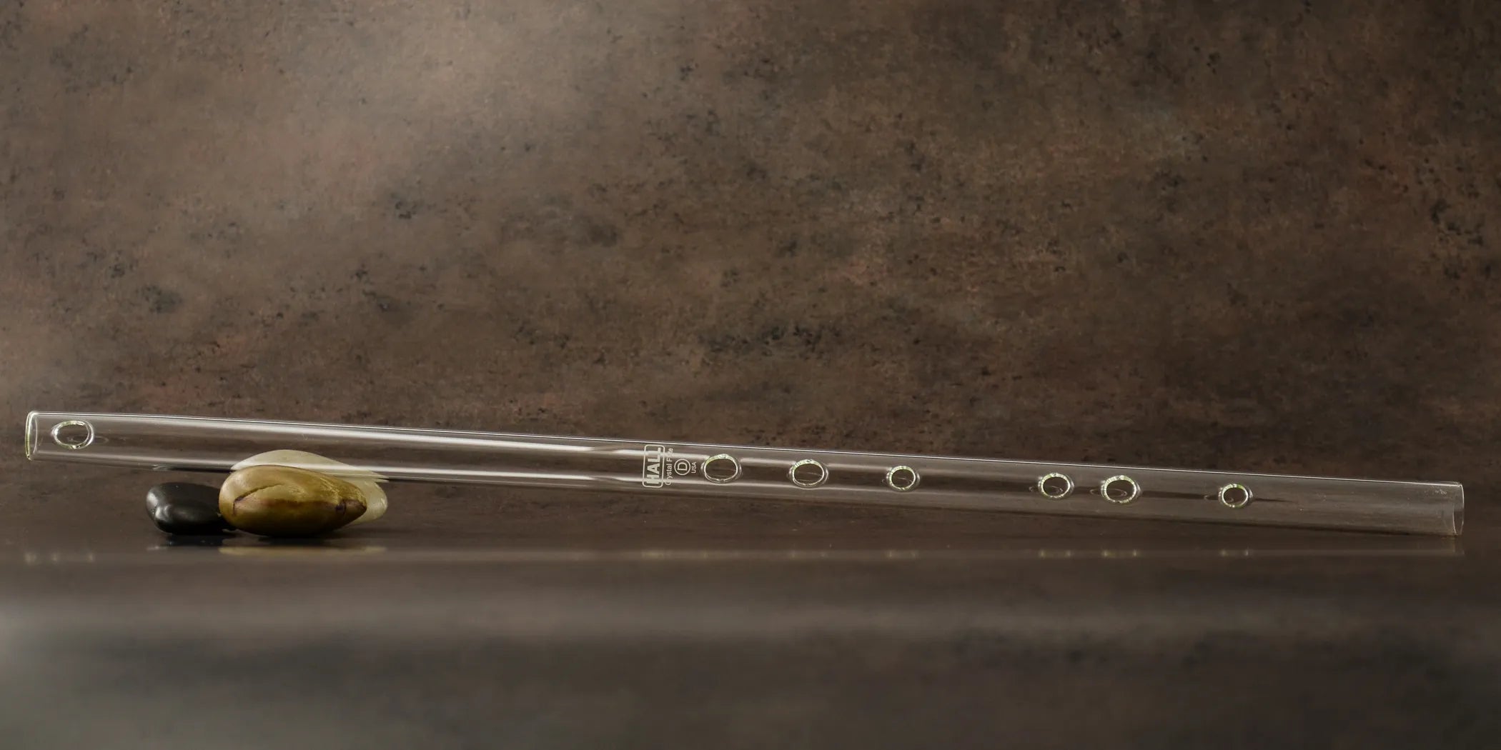 Clear Hall Crystal Flute
