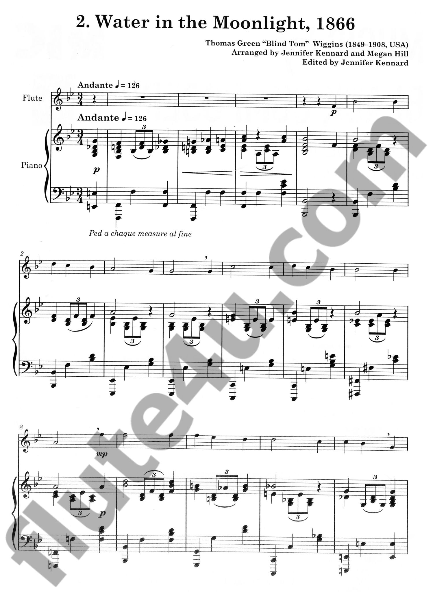 Various :: Music by Black Composers, Flute Volume 1 - Piano Accompaniment