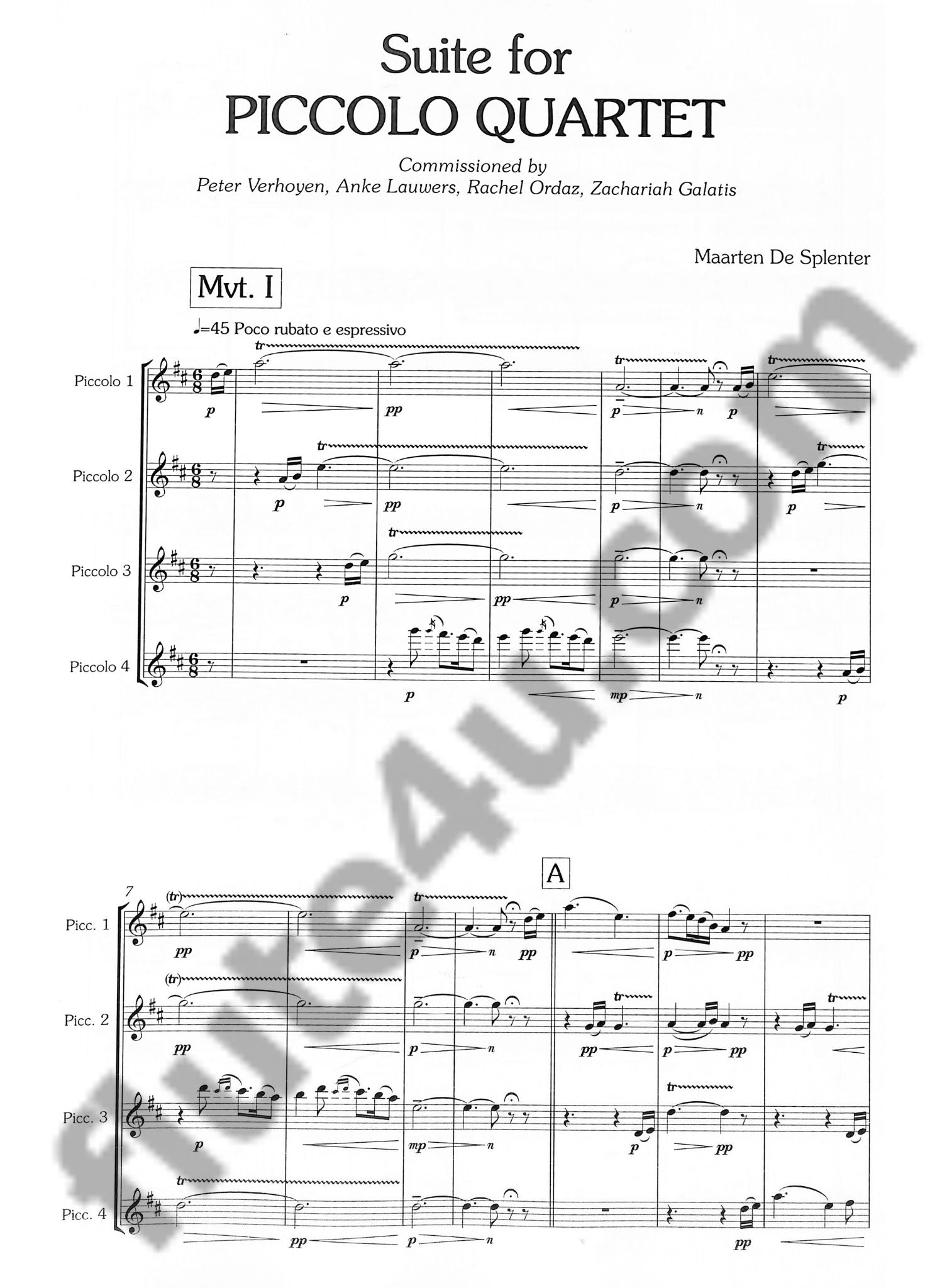 De Splenter, M :: Suite