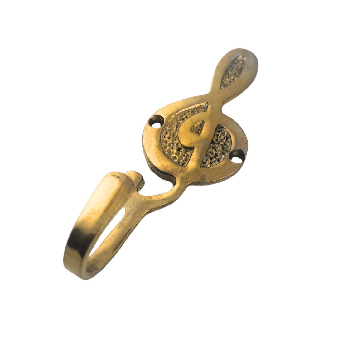 Brass Treble Clef Wall Hook
