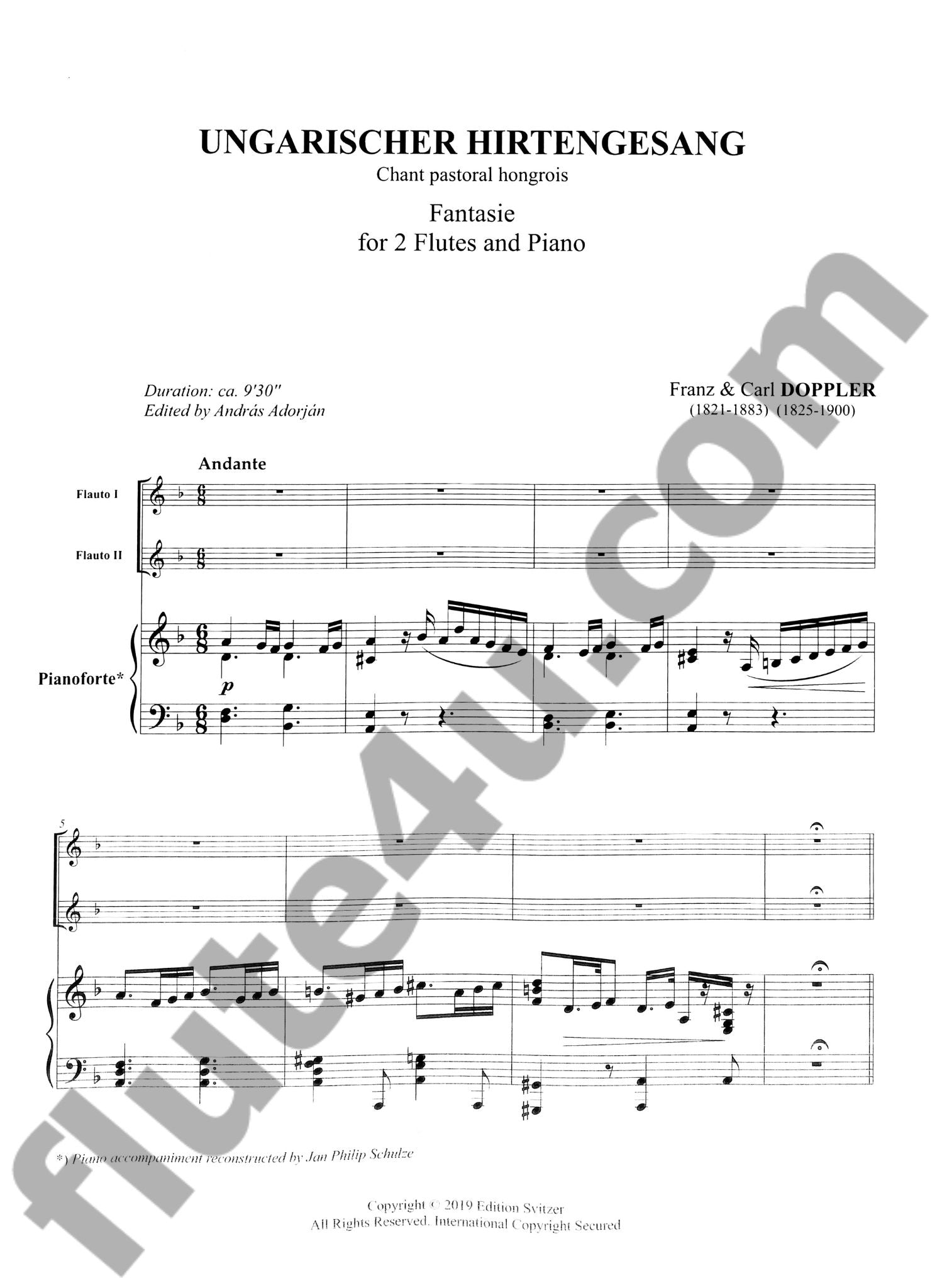 Doppler, F; Doppler, C :: Ungarischer Hirtengesang Fantasie