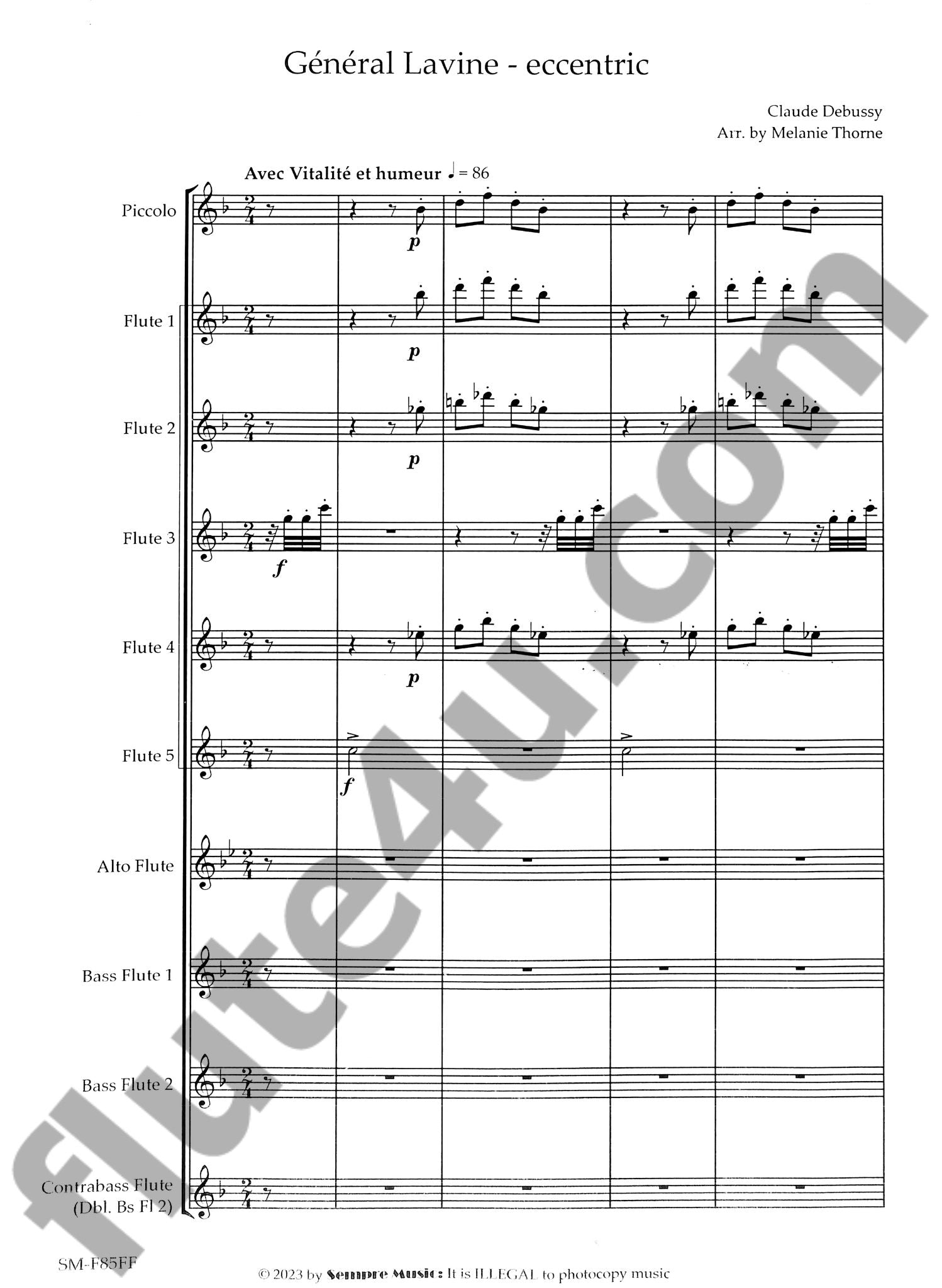 Debussy, C :: General Lavine - Eccentric