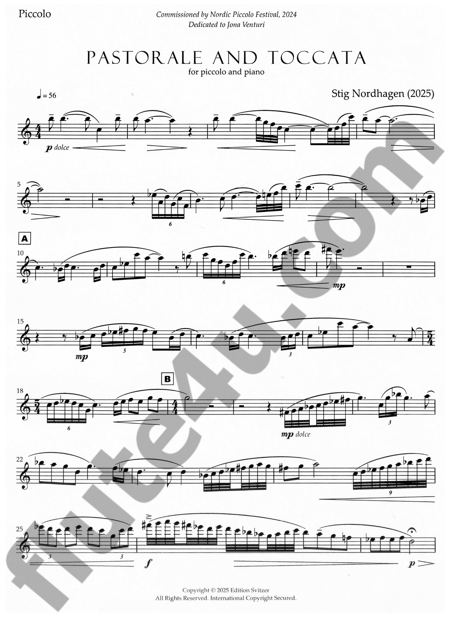Nordhagen, S :: Pastorale and Toccata