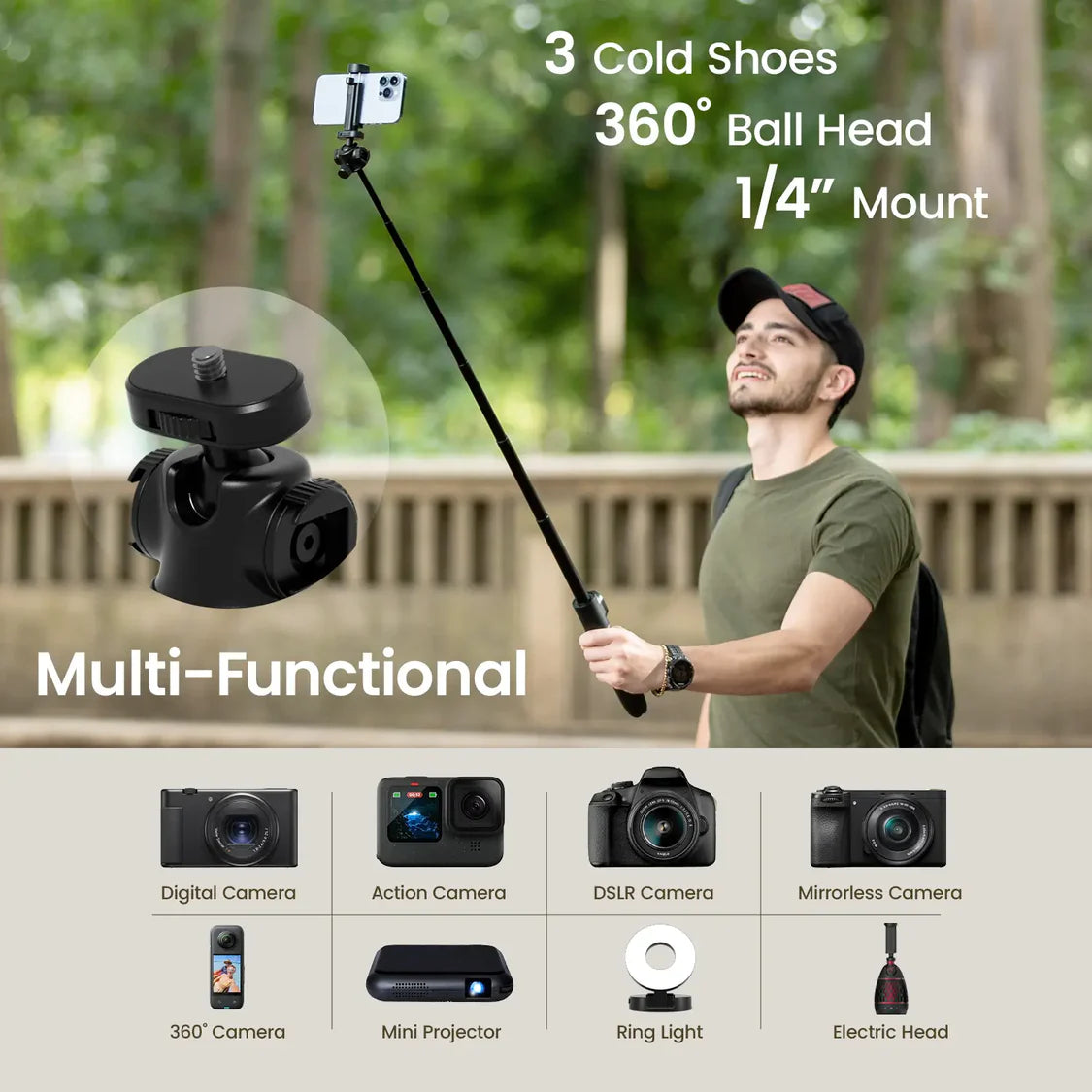 KraftGeek Variety Tripod