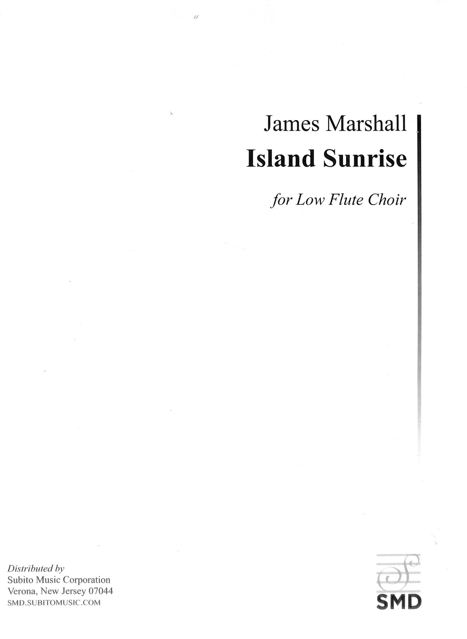 Marshall, J :: Island Sunrise