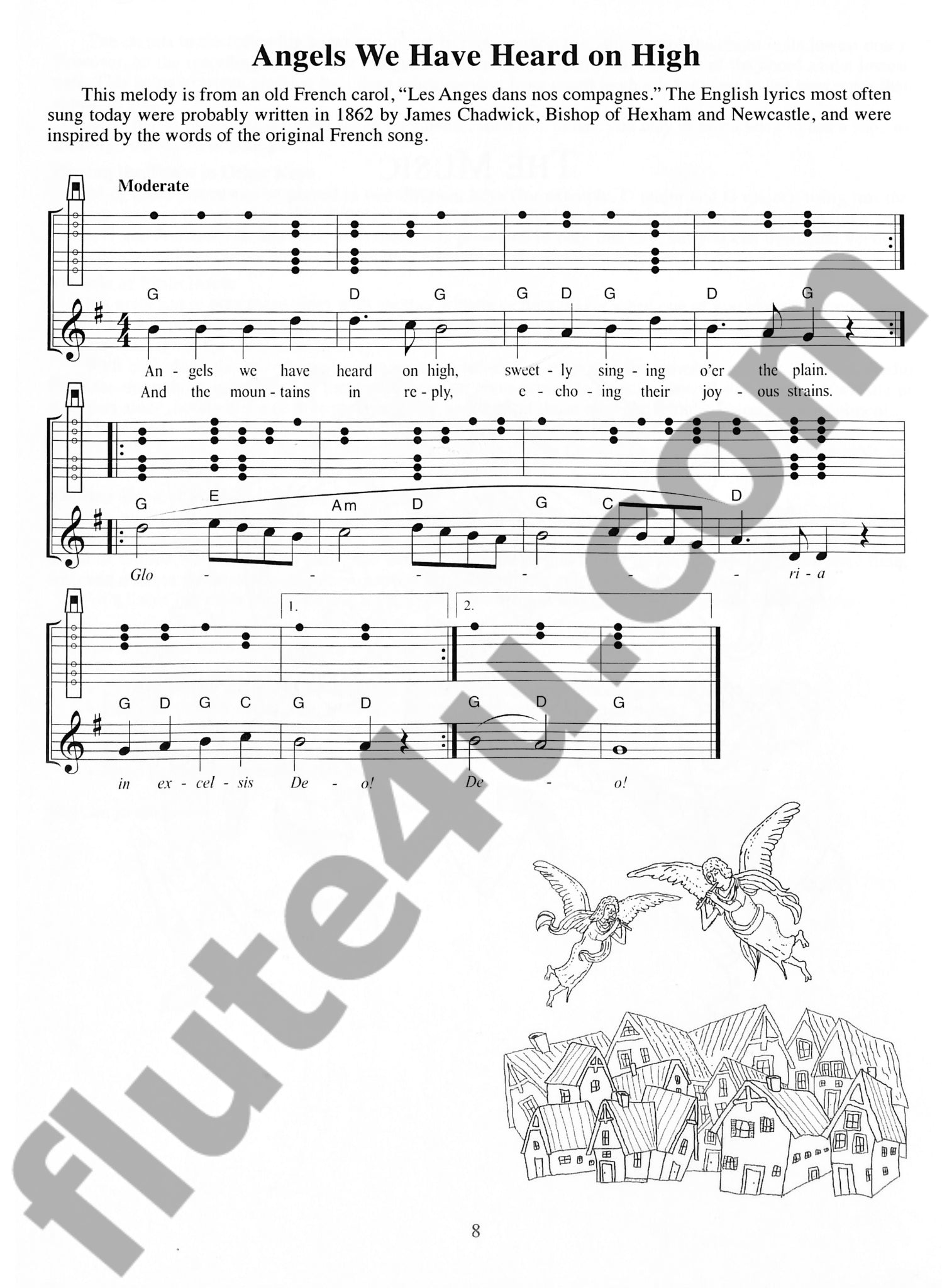 Various :: Easy Christmas Favorites for Tin Whistle or Irish Flute