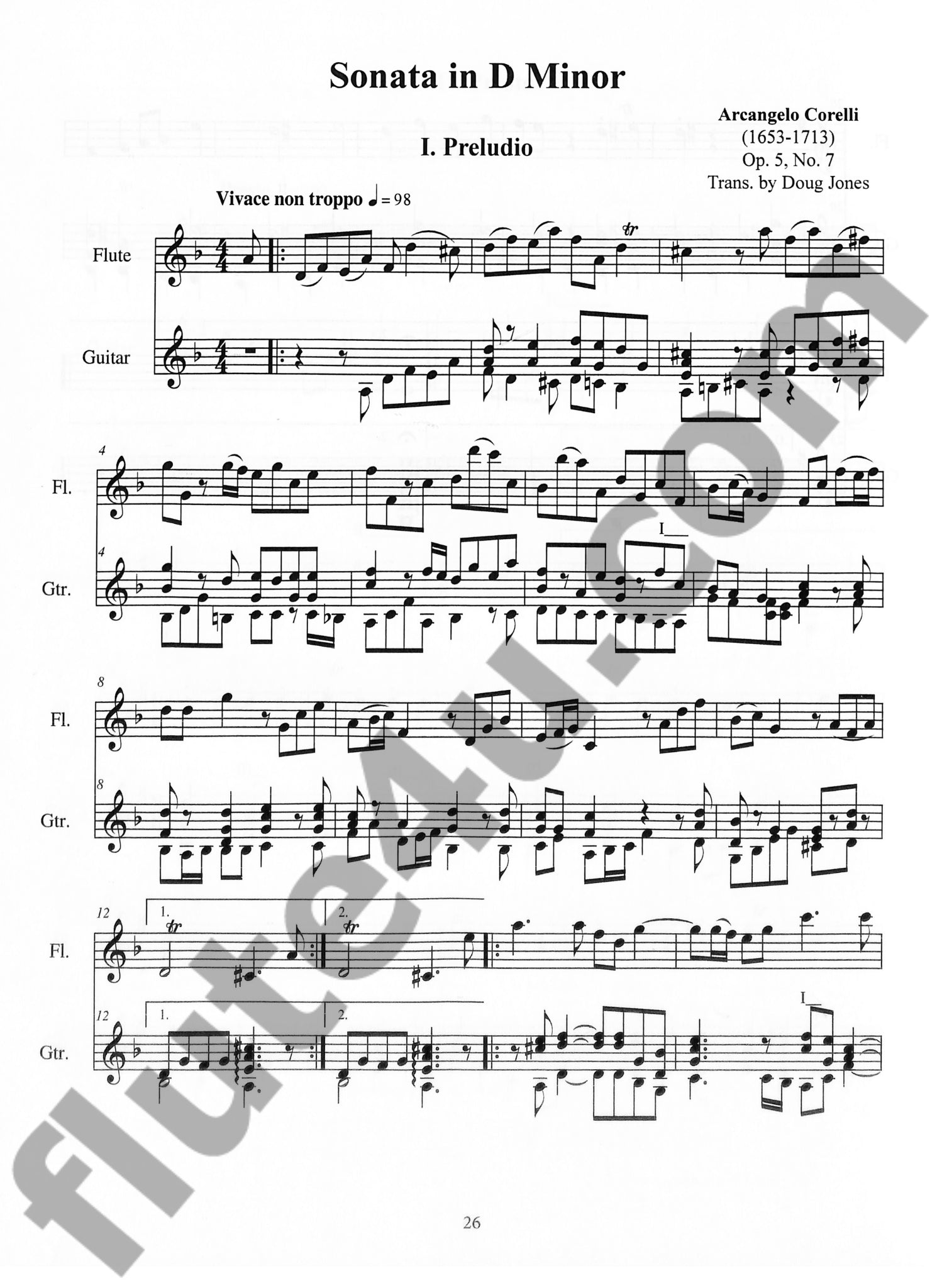 Various :: Baroque Music for Flute & Guitar