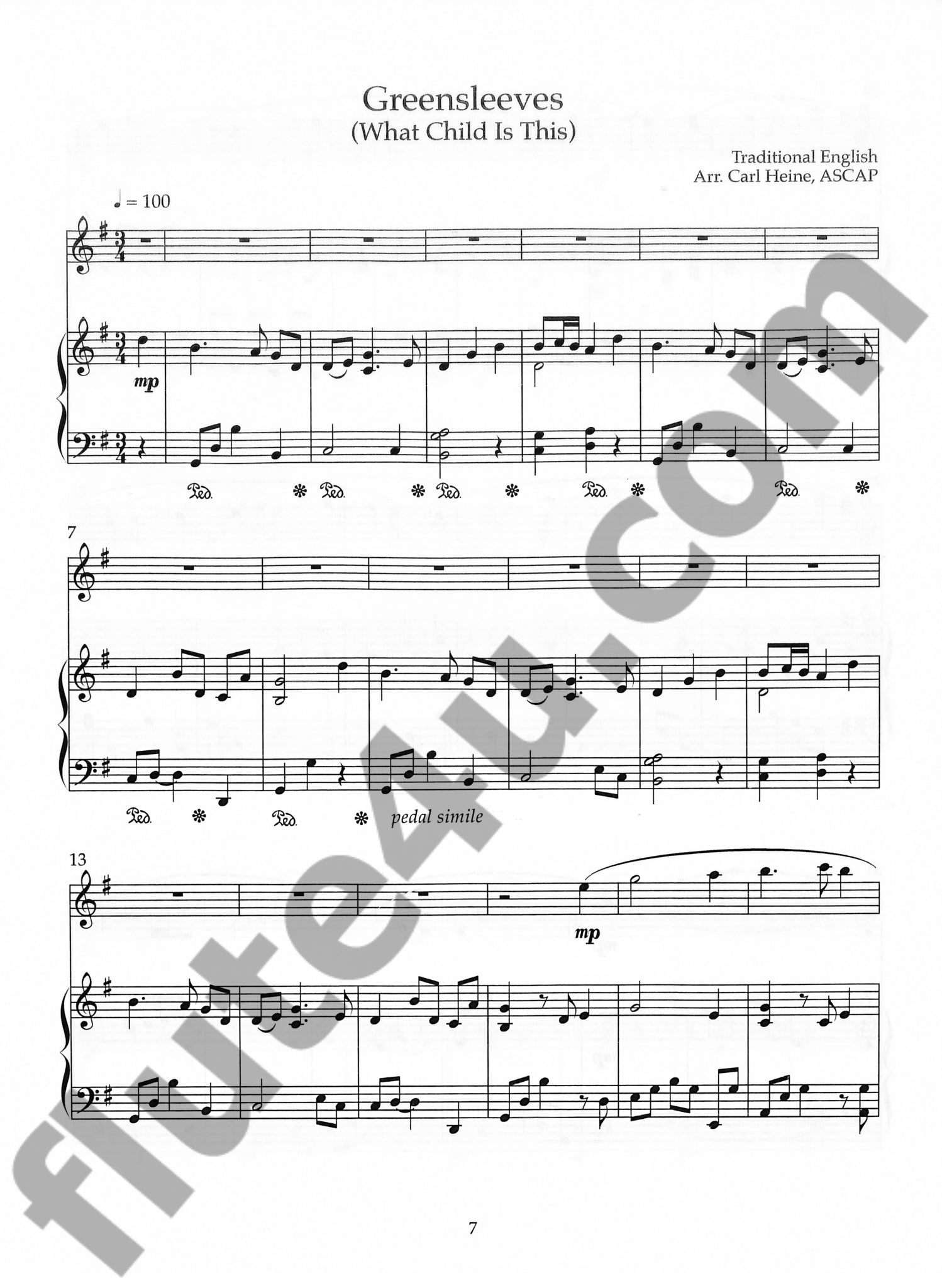 Various :: English & Irish Hymn Preludes for Flute