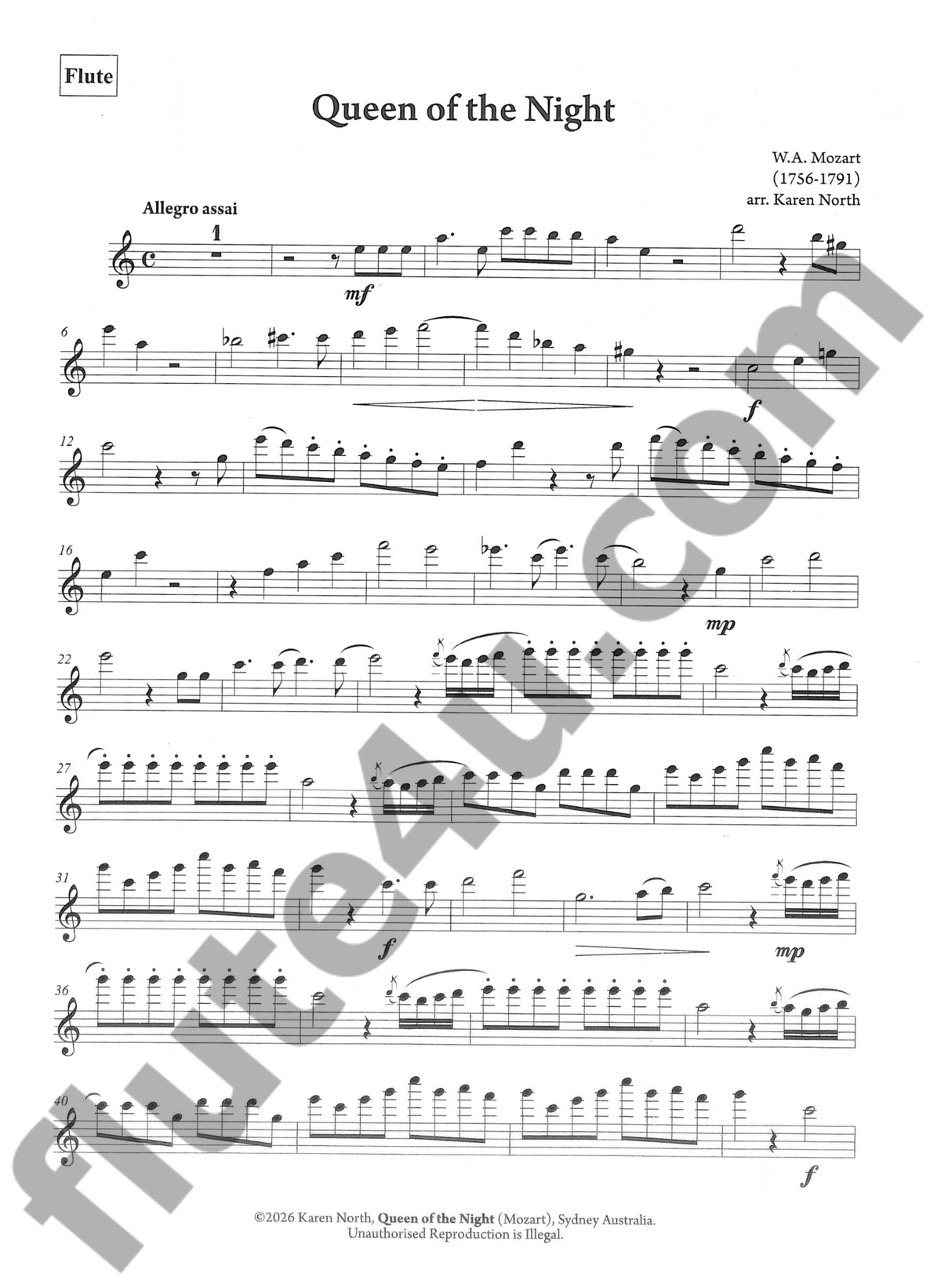 Mozart, WA :: Queen of the Night