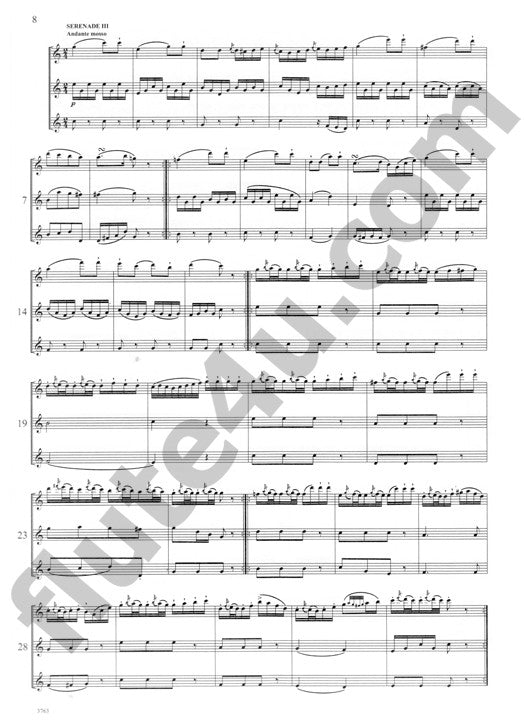 Mercadante, S :: Three Serenades