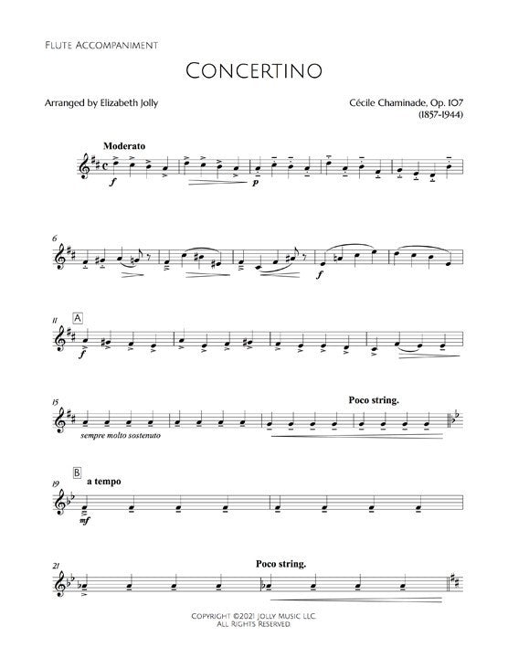 Chaminade, C :: Concertino, op. 107