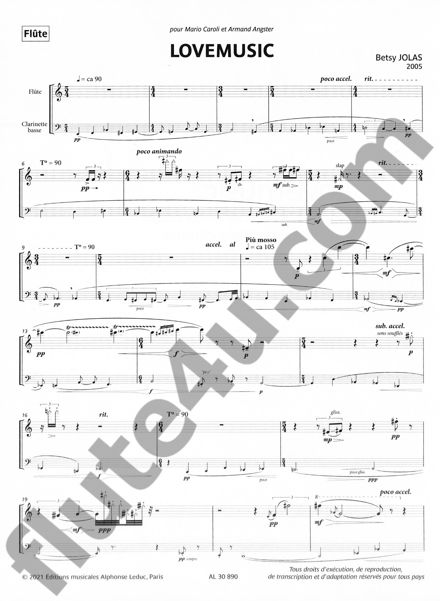Jolas, B :: Lovemusic