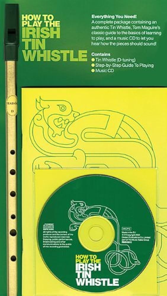 Irish Tin Whistle w/Book & CD - How to Play