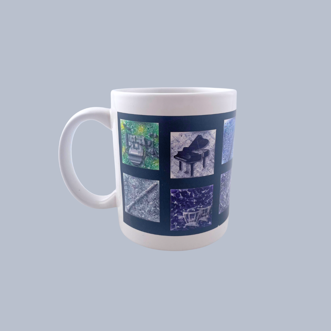 Ceramic Mug - Musical Instruments