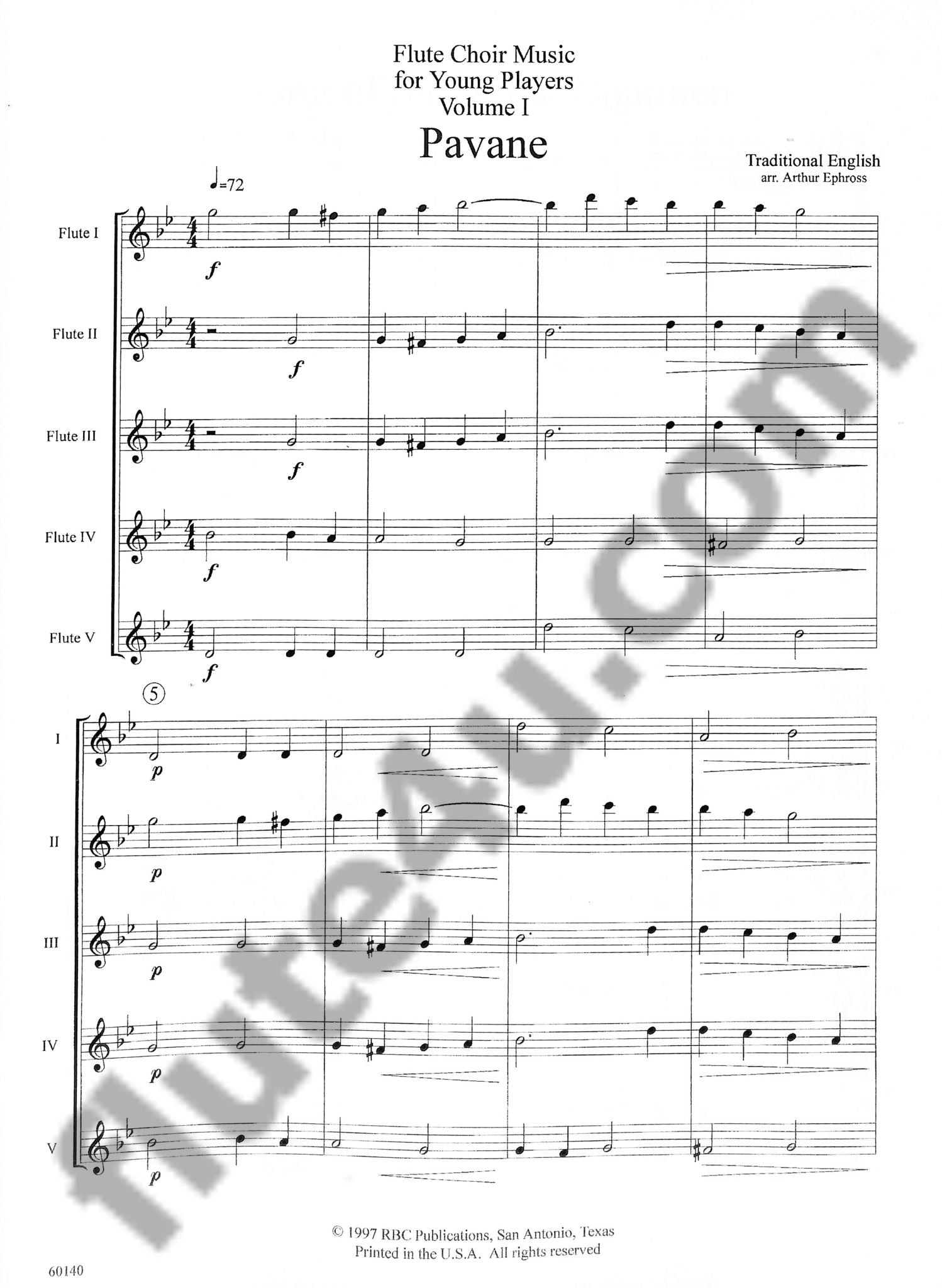 Various :: Flute Choir Music for Young Players Volume 1
