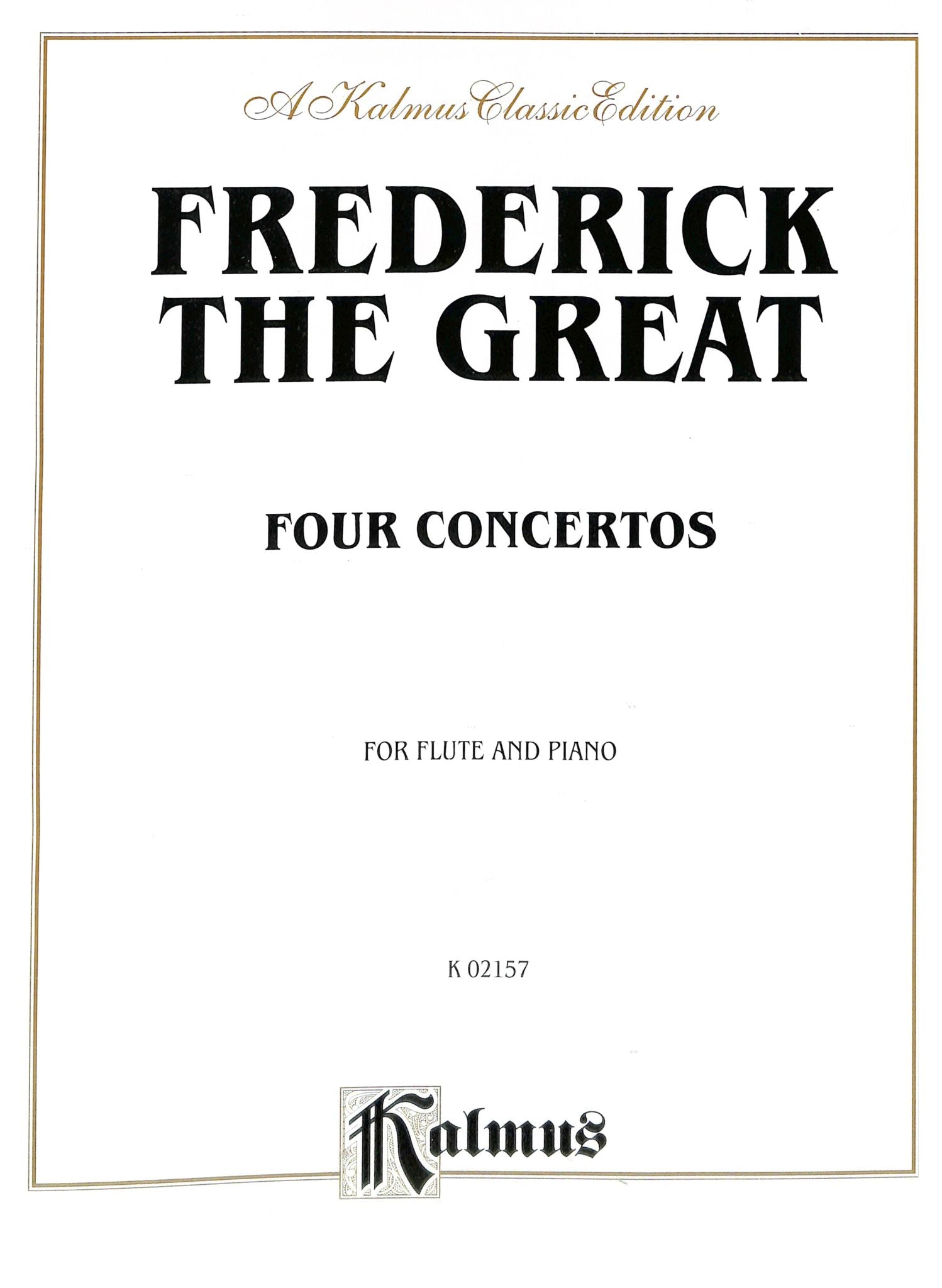 Frederick the Great :: Four Concertos