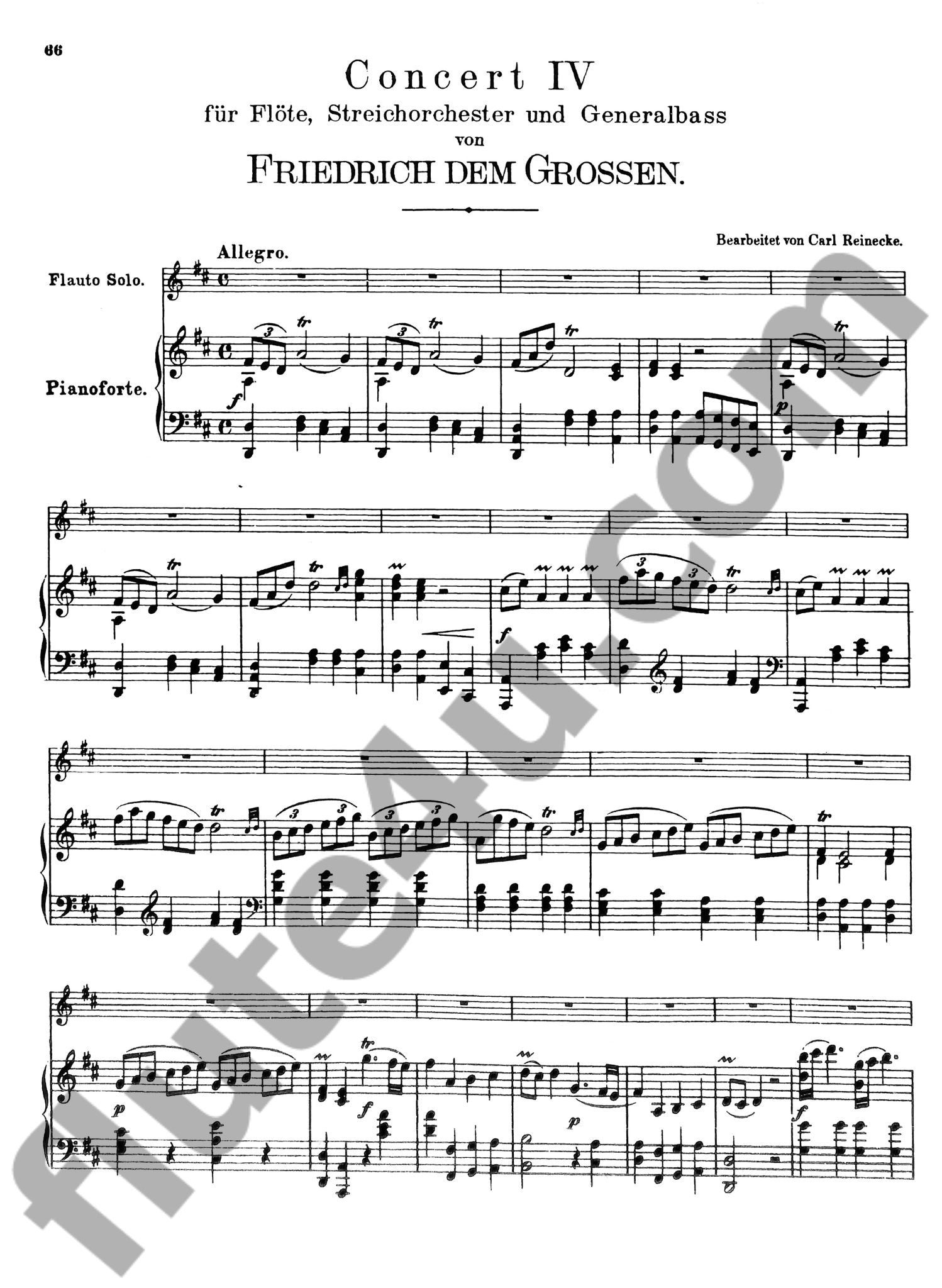 Frederick the Great :: Four Concertos