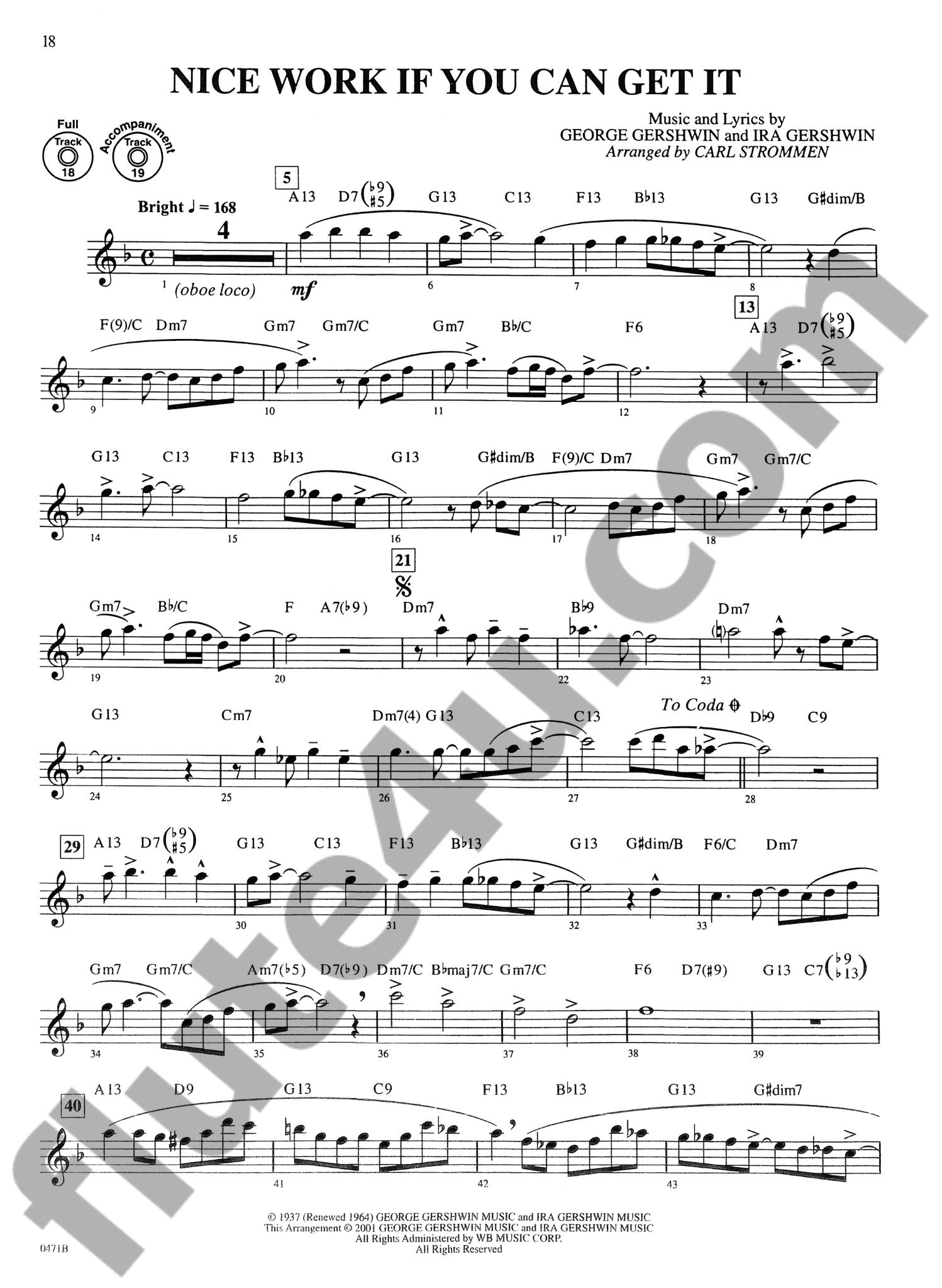 Gershwin, G :: Gershwin By Special Arrangment
