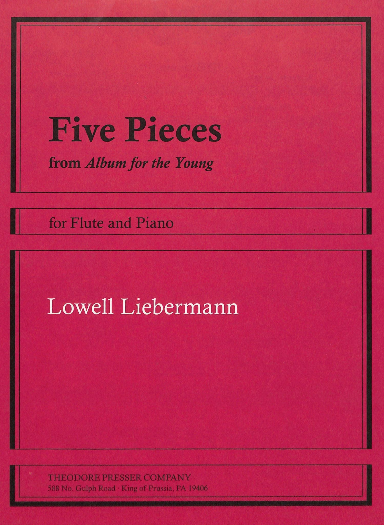 Liebermann, L :: Five Pieces from Album for the Young op. 79