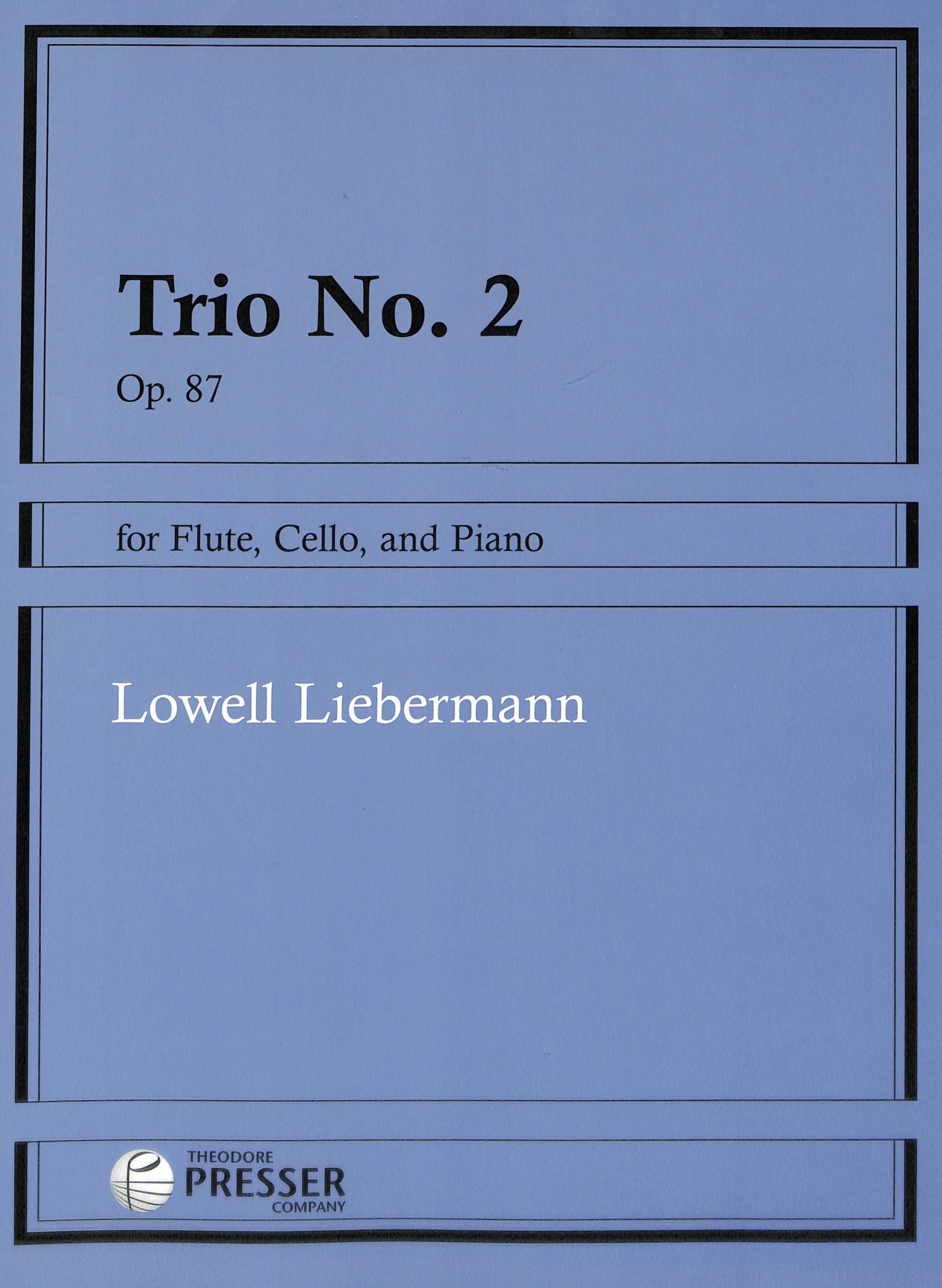 Liebermann, L :: Trio No. 2 op. 87