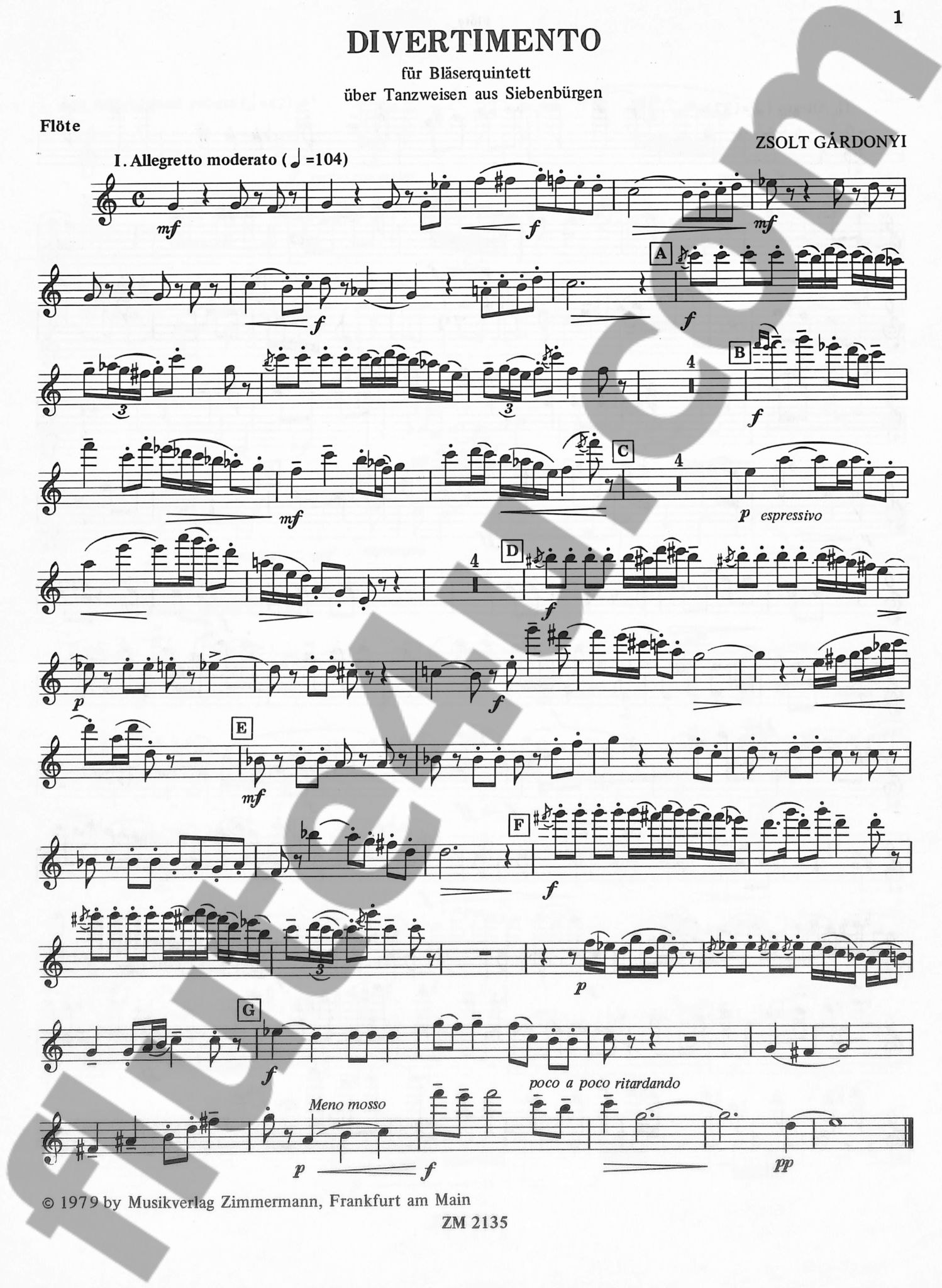 Gardonyi, Z :: Divertimento