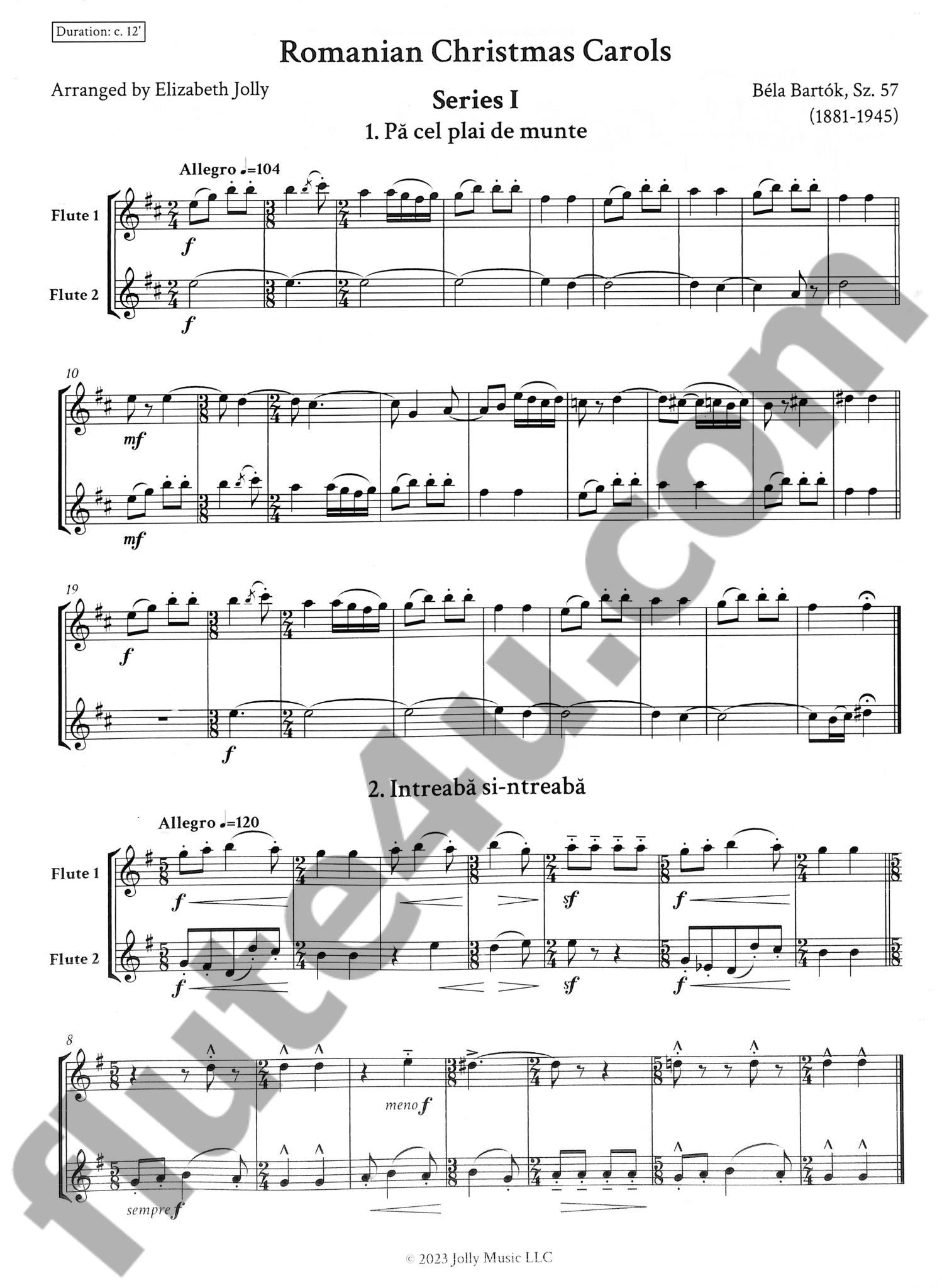 Bartok, B :: Romanian Christmas Carols, Sz. 57