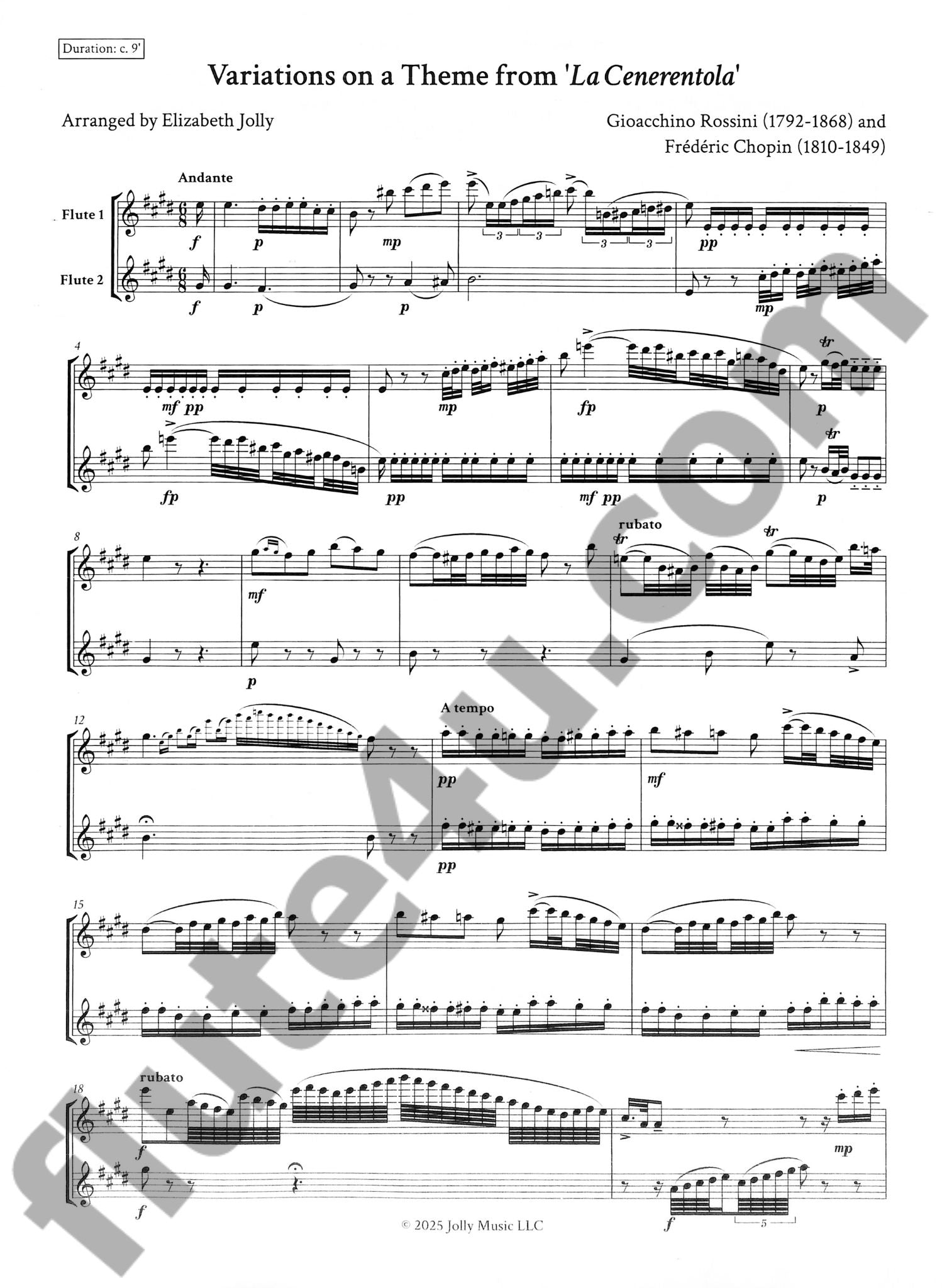 Chopin, F; Rossini, G :: Variations on a Theme from "La Cenerentola"