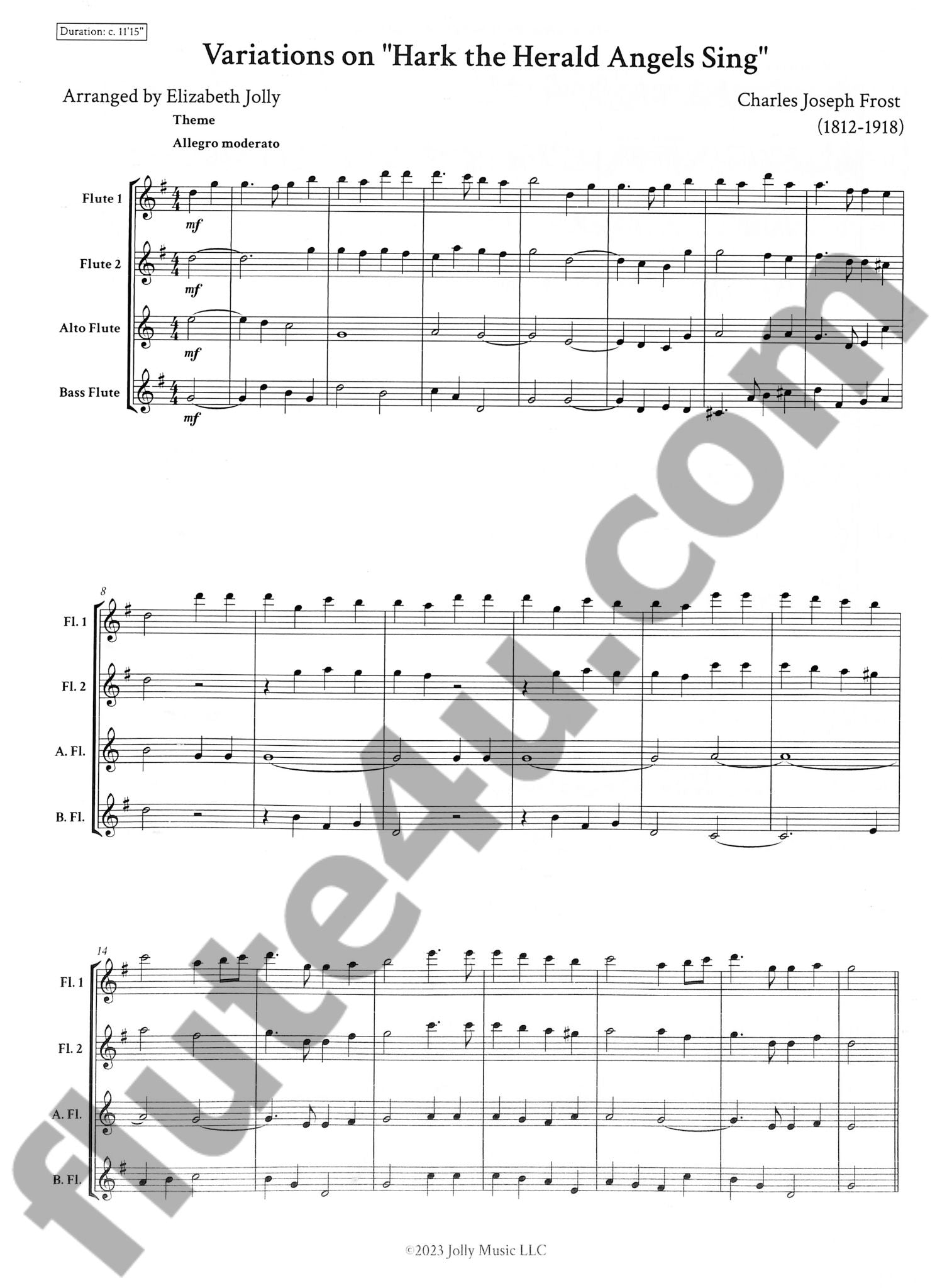 Frost, CJ :: Variations on 'Hark the Herald Angels Sing'