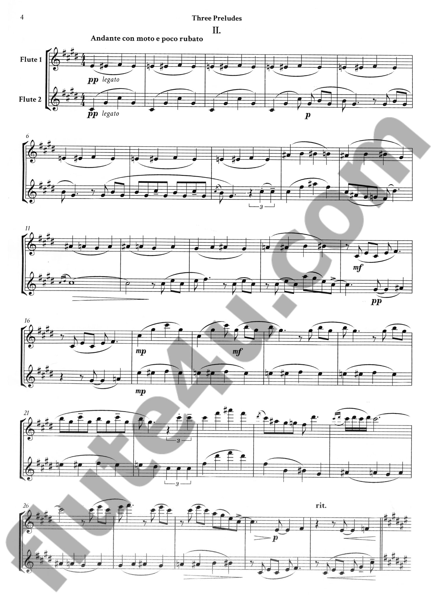Gershwin, G :: Three Preludes