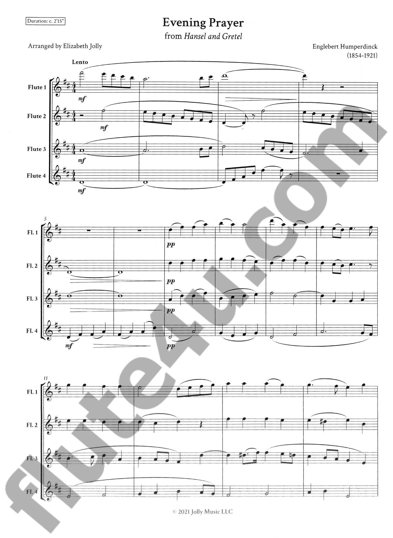 Humperdinck, E :: Evening Prayer from "Hansel and Gretel"