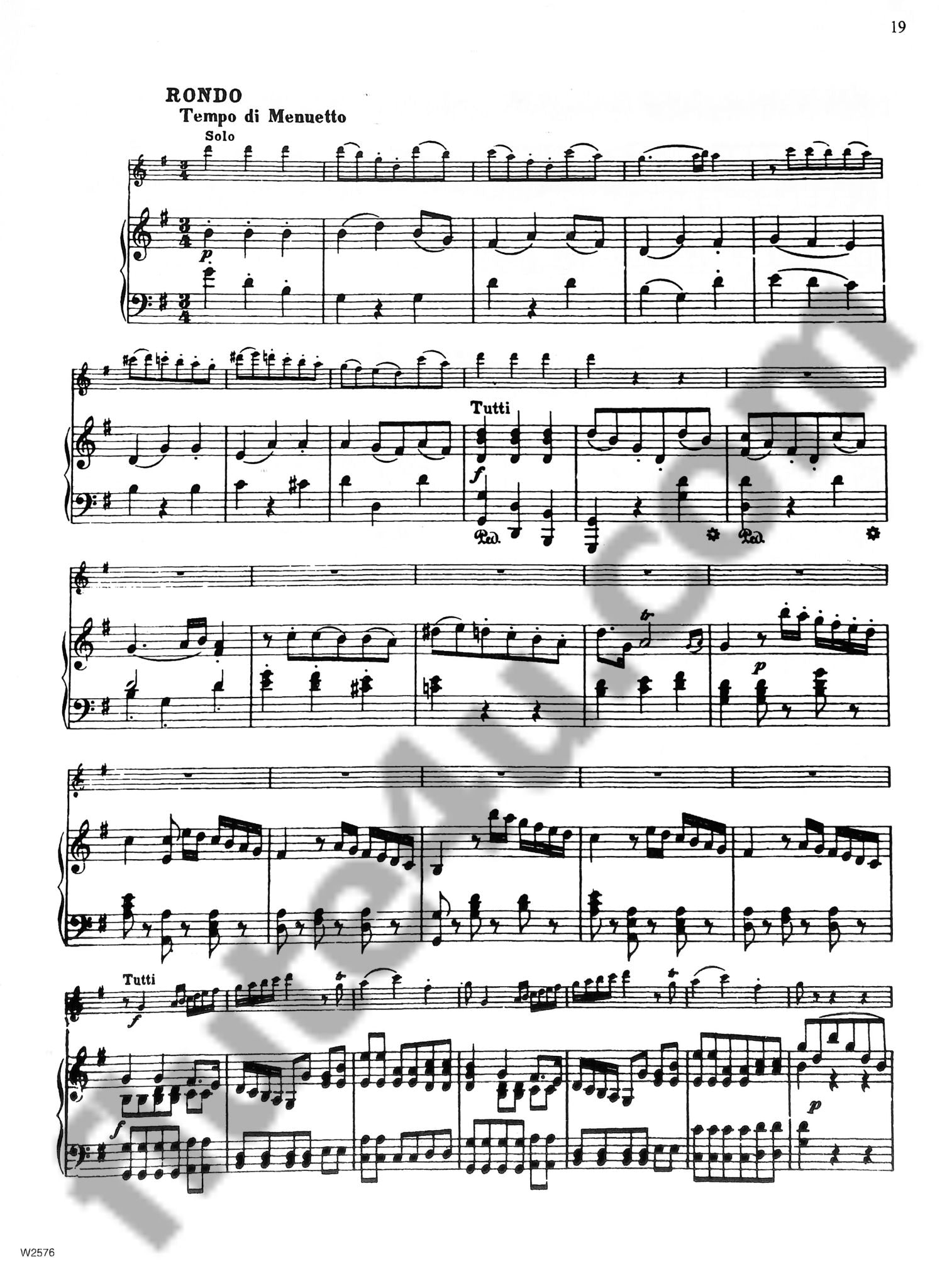 Mozart, WA :: Concerto No. 1 in G Major K. 313