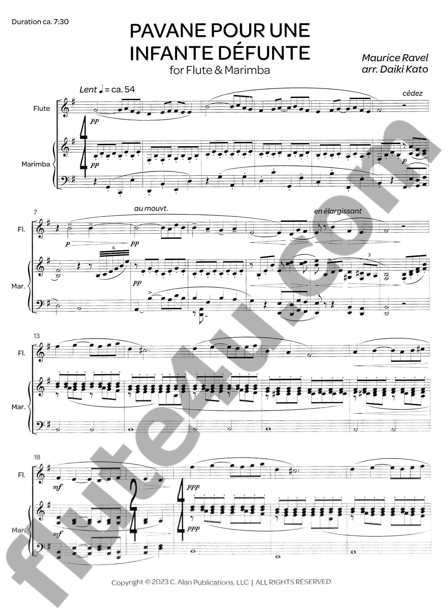 Ravel, M :: Pavane pour une infante defunte