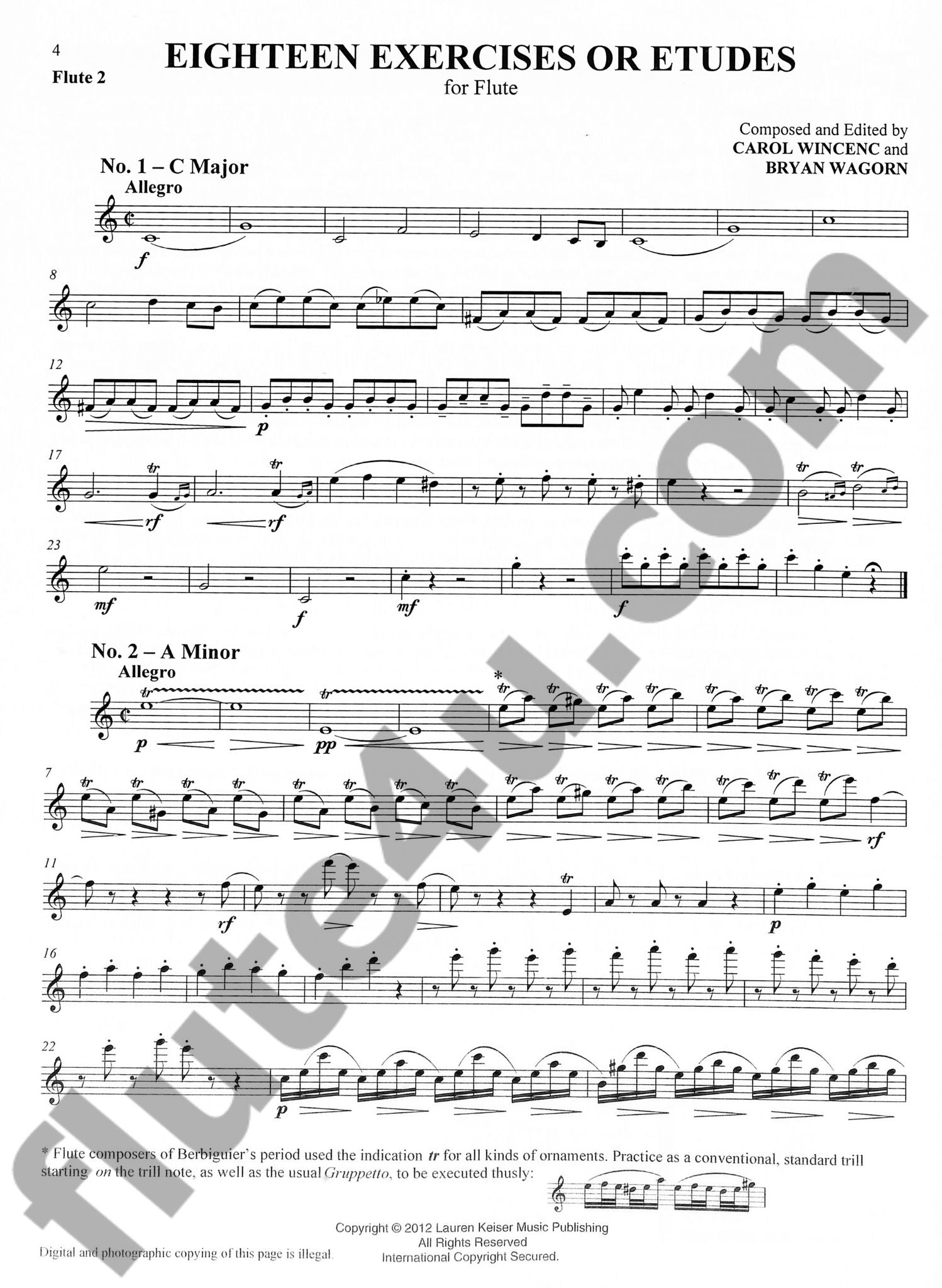 Berbiguier, BT :: 18 Studies for Flute