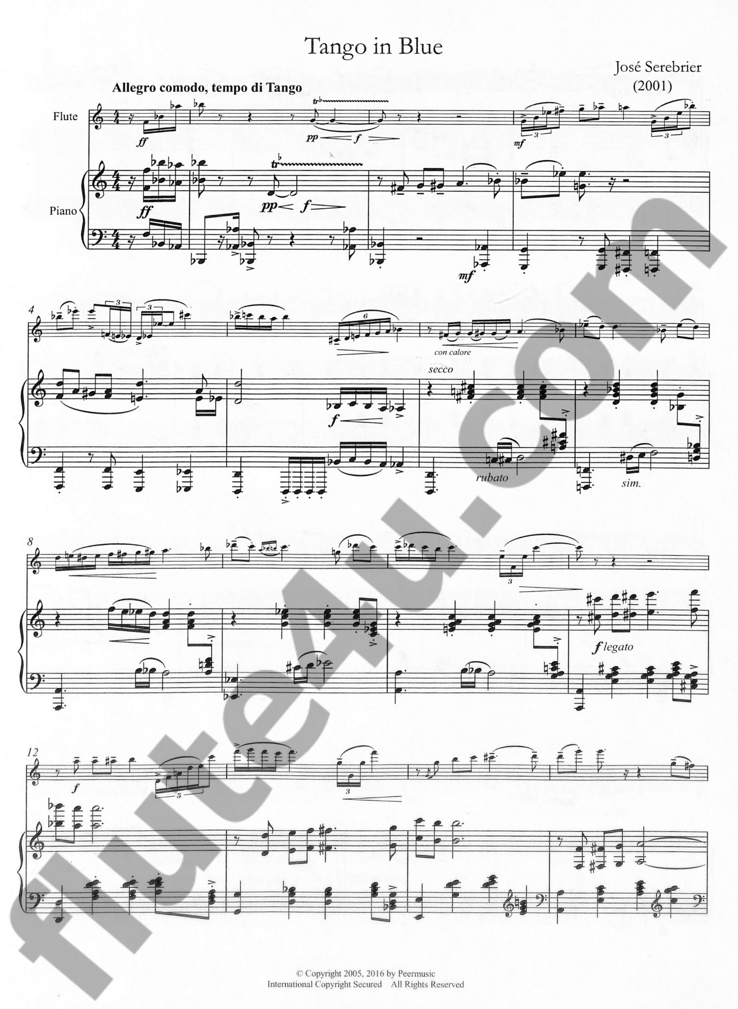 Serebrier, J :: Tango in Blue
