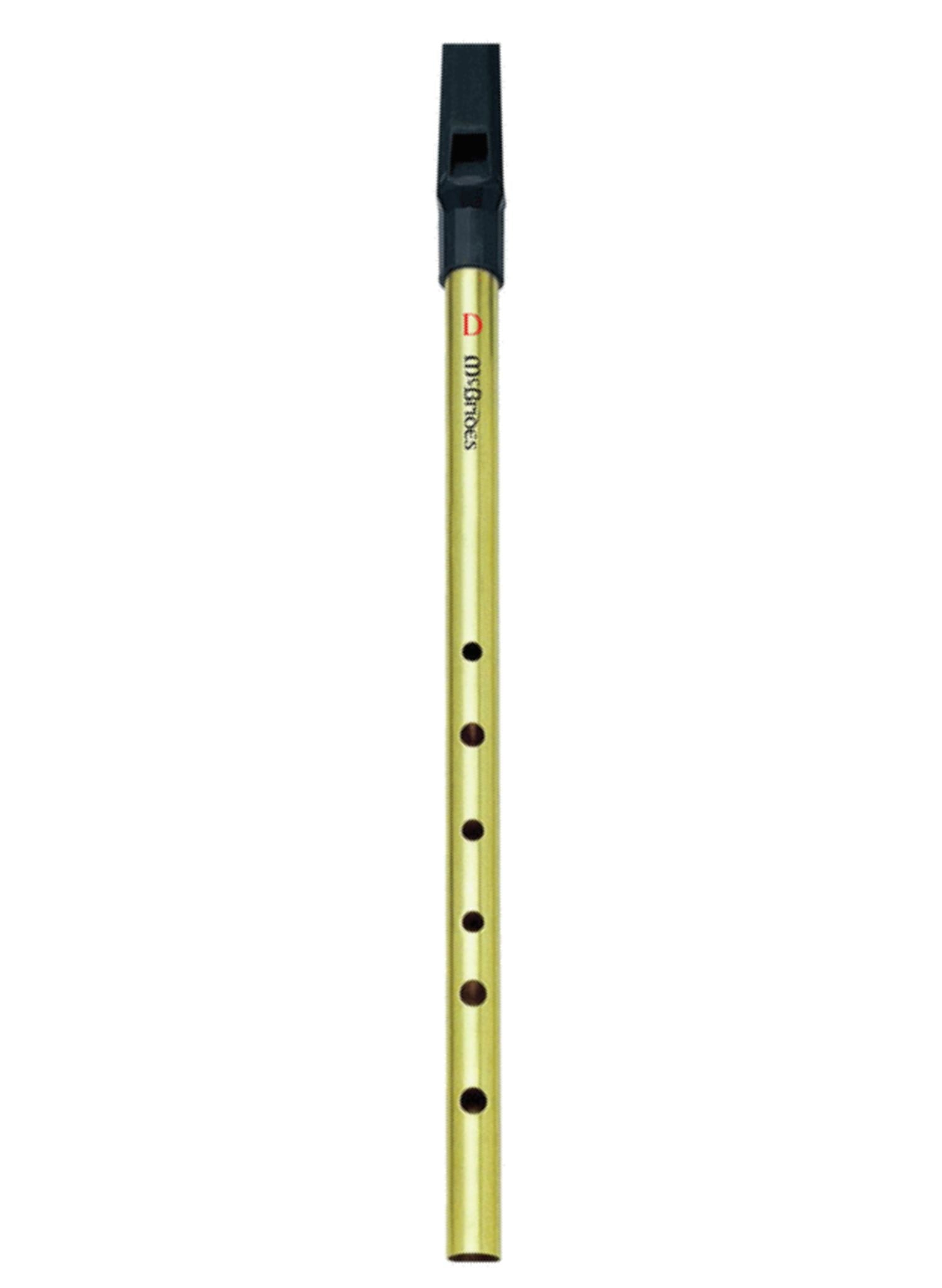 McBrides Brass Irish Tin Whistle in D