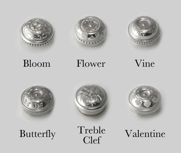 Engraved Flute Crowns