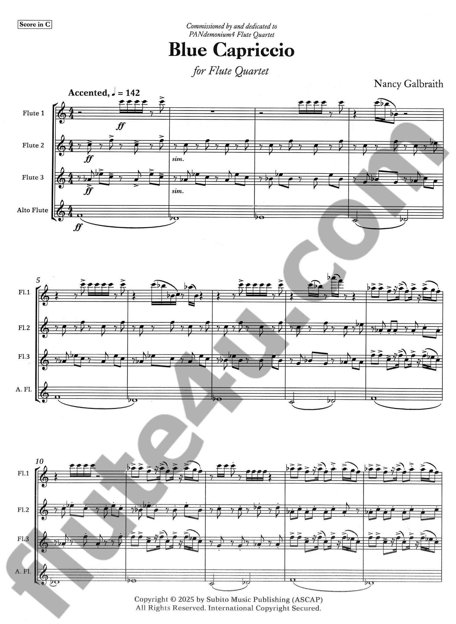 Galbraith, N :: Blue Capriccio