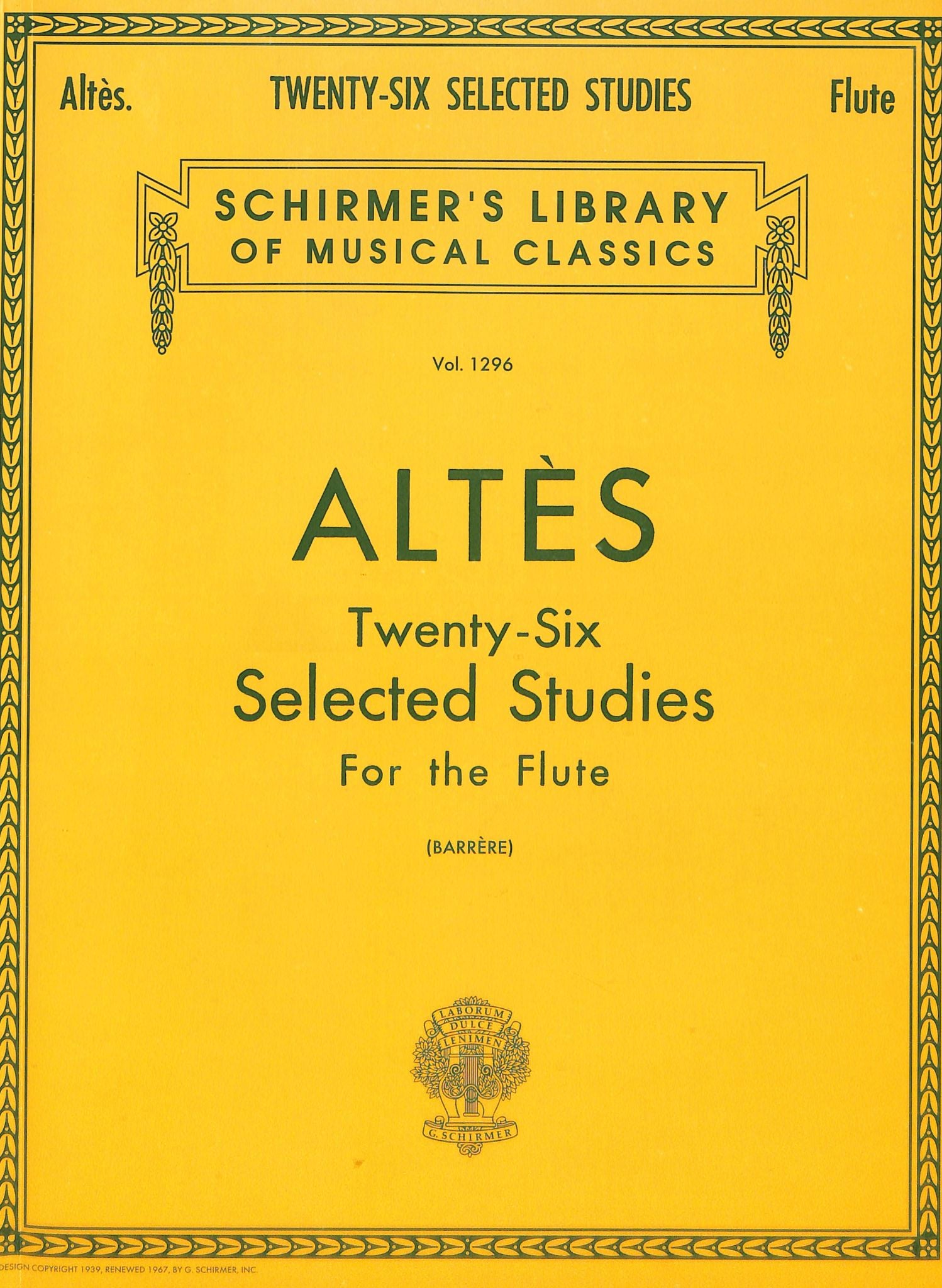 Altes, H :: Twenty-Six Selected Studies