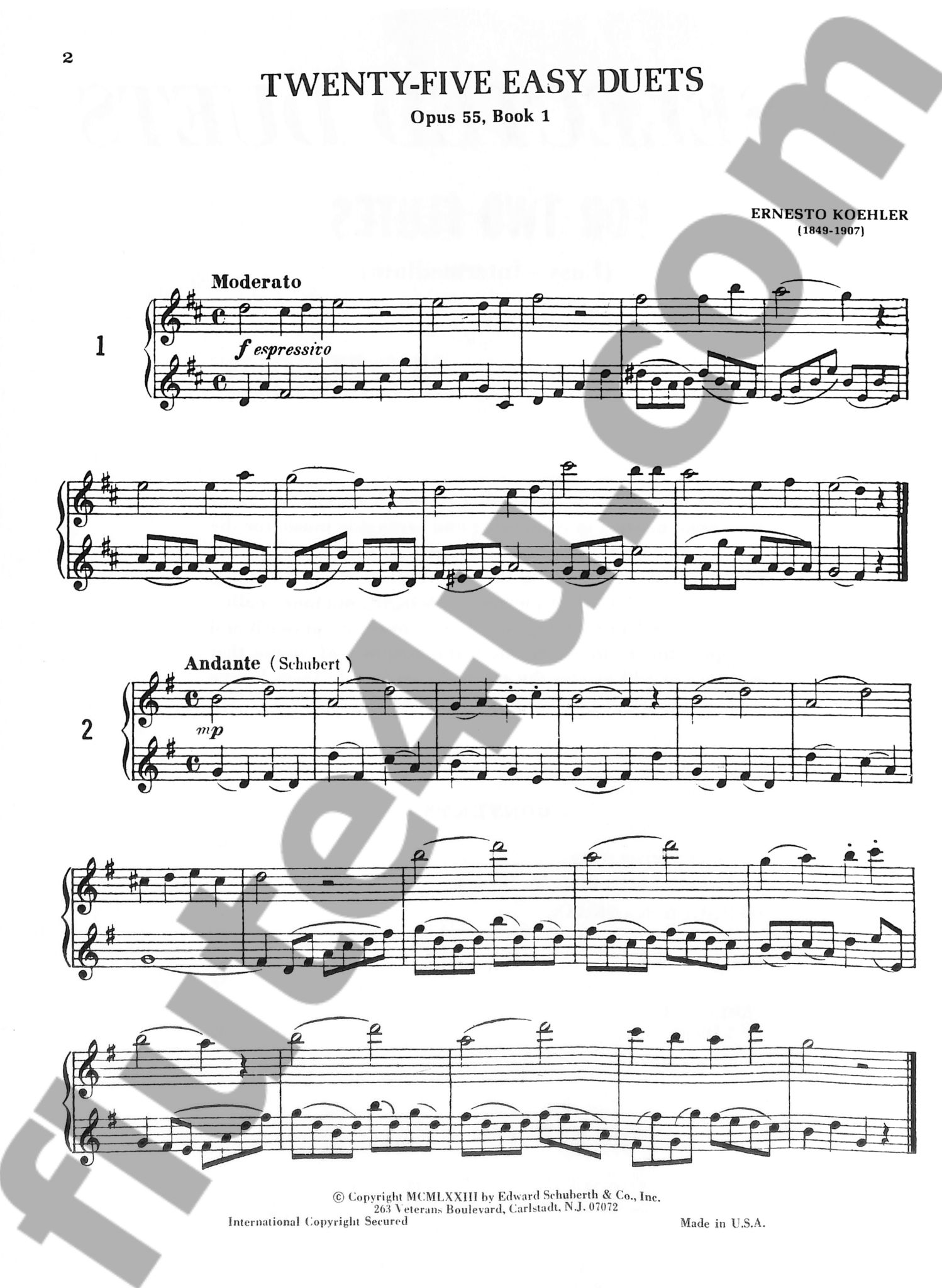44 Selected Duets